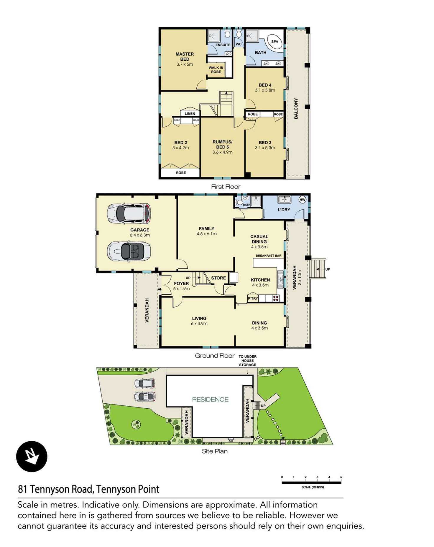 Floorplan of Homely house listing, 81 Tennyson Road, Tennyson Point NSW 2111