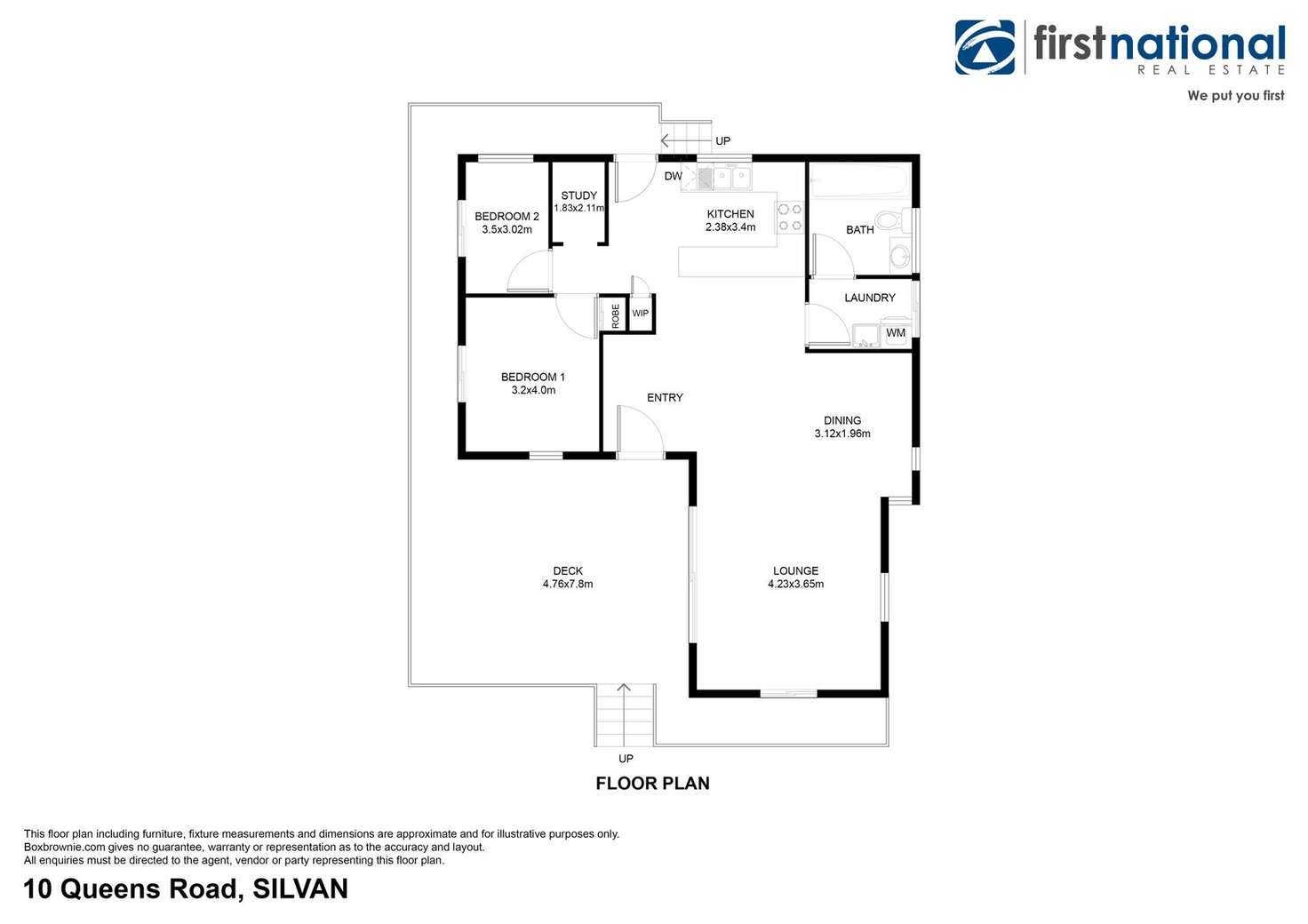 Floorplan of Homely house listing, 10 Queens Road, Silvan VIC 3795