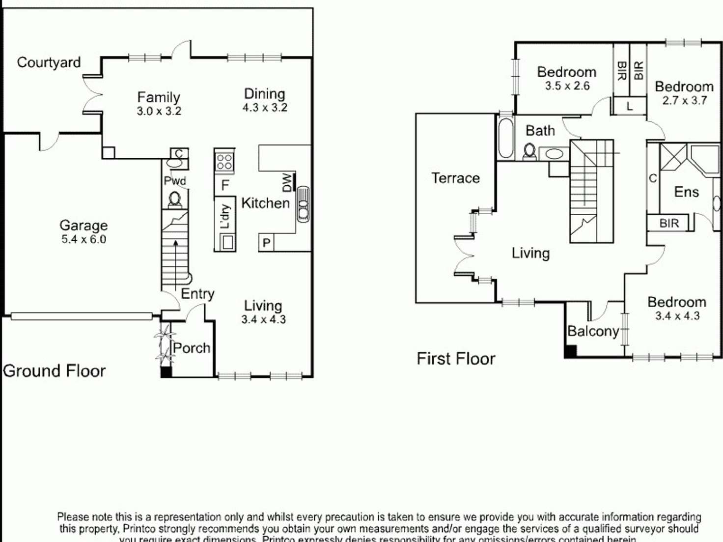 Floorplan of Homely townhouse listing, 1/1711-1713 Malvern Road, Glen Iris VIC 3146