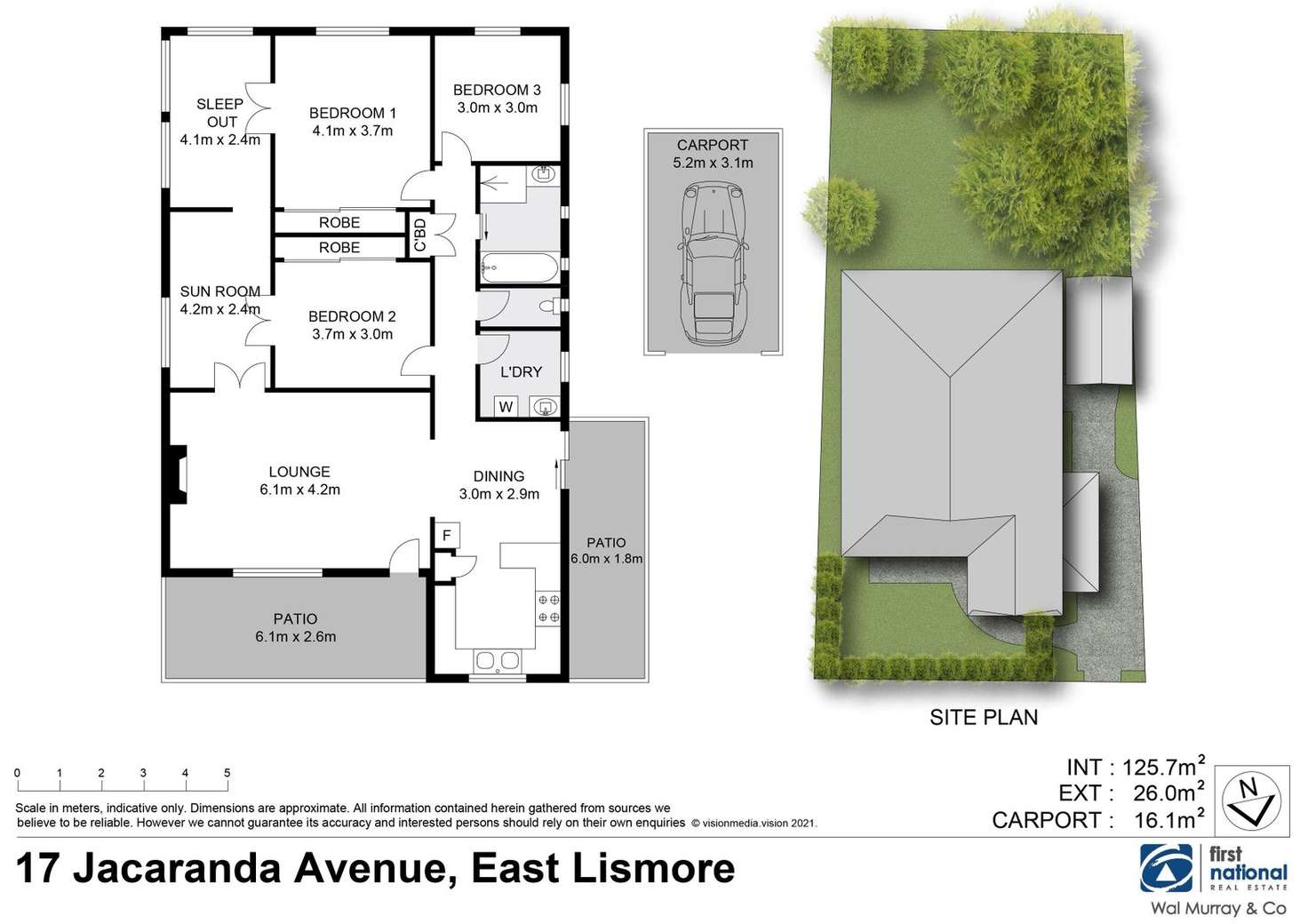 Floorplan of Homely house listing, 17 Jacaranda Avenue, East Lismore NSW 2480