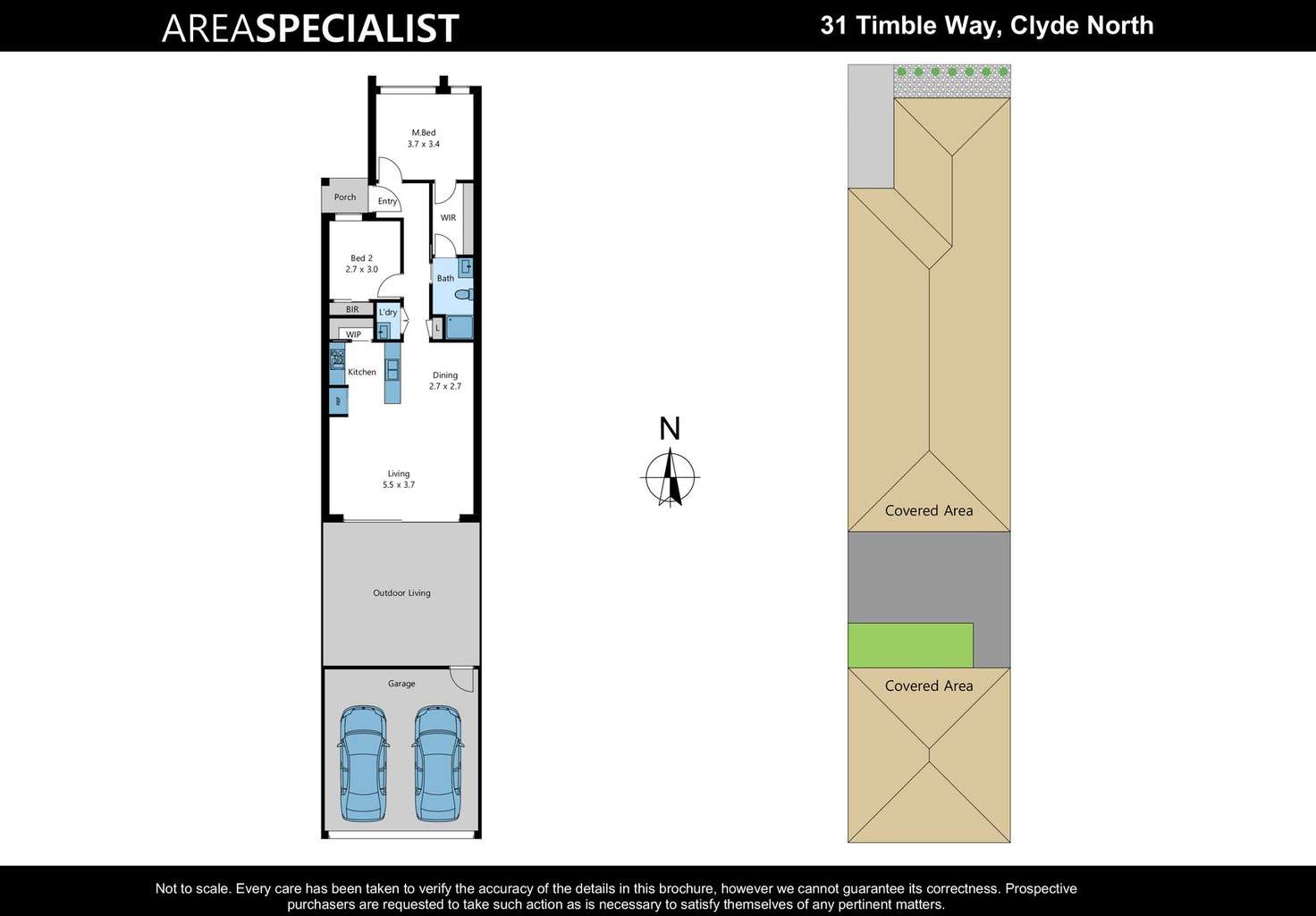 Floorplan of Homely house listing, 31 Timble Way, Clyde North VIC 3978