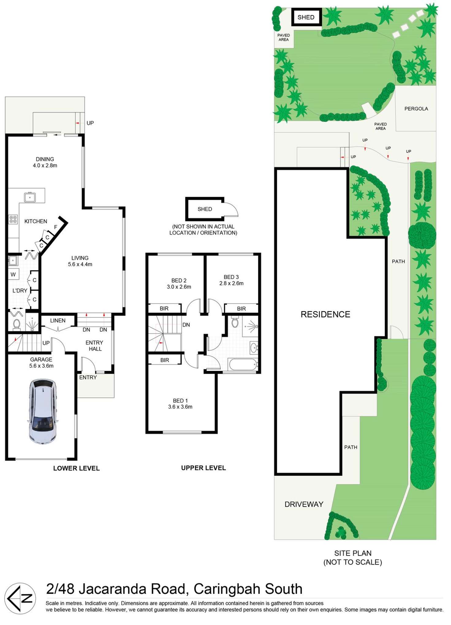 Floorplan of Homely semiDetached listing, 2/48 Jacaranda Road, Caringbah South NSW 2229