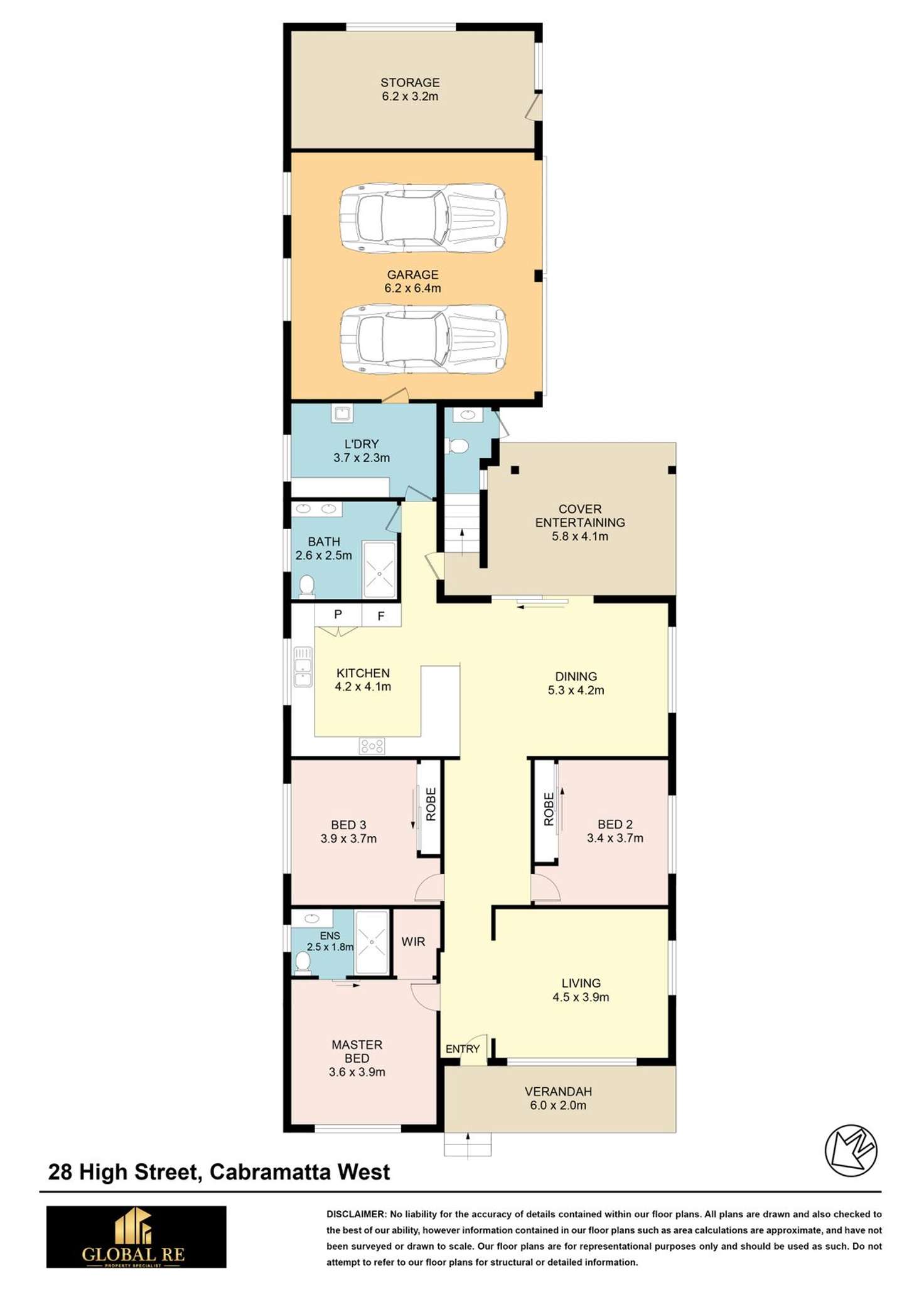 Floorplan of Homely house listing, 28 High Street, Cabramatta West NSW 2166