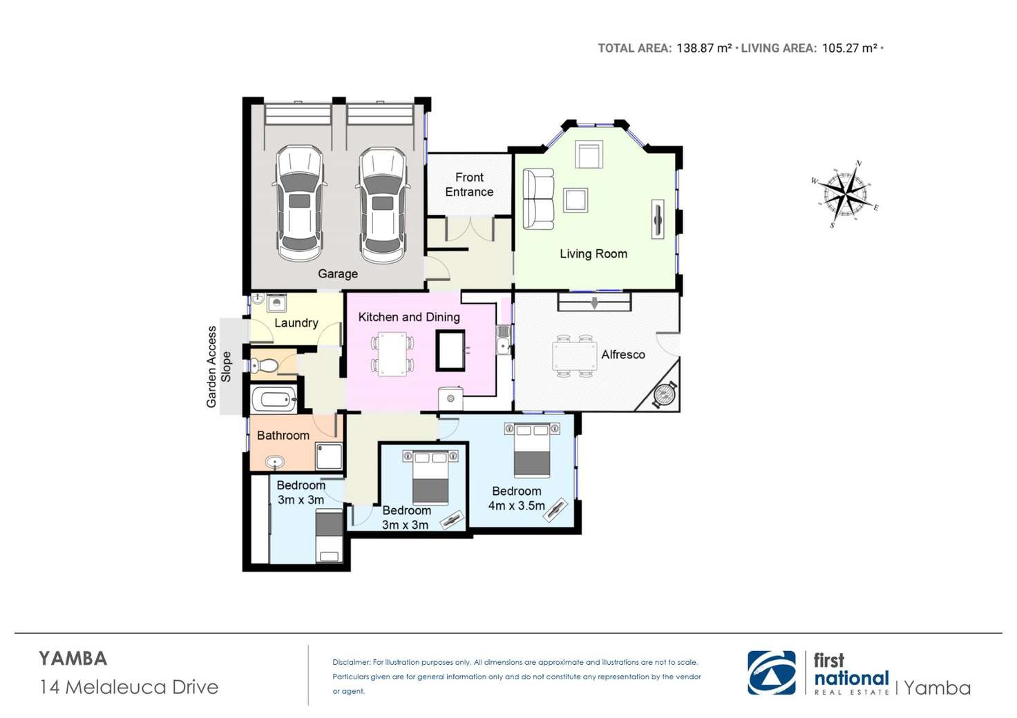 Floorplan of Homely house listing, 14 Melaleuca Drive, Yamba NSW 2464