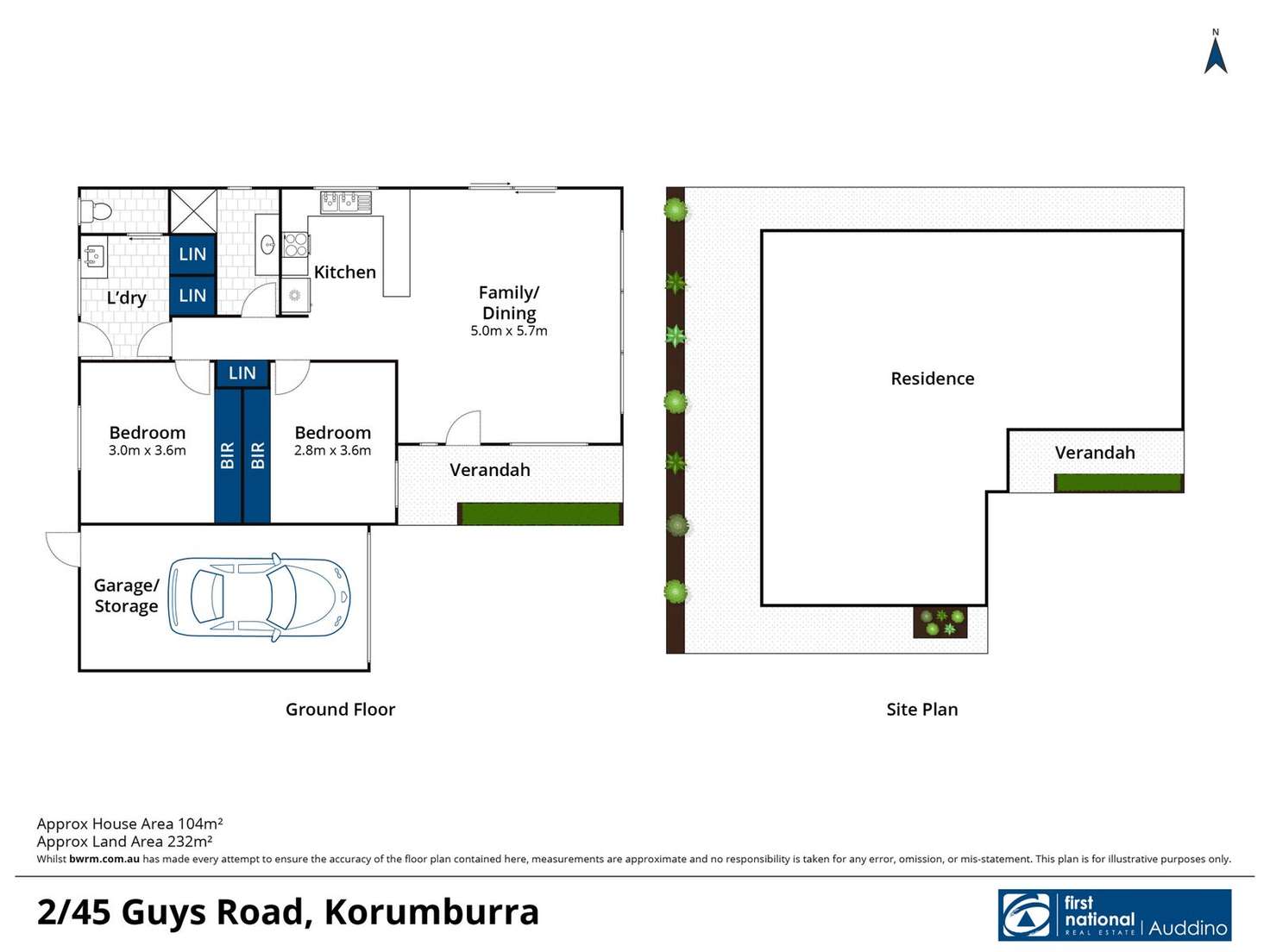 Floorplan of Homely unit listing, 2/45 Guys Road, Korumburra VIC 3950