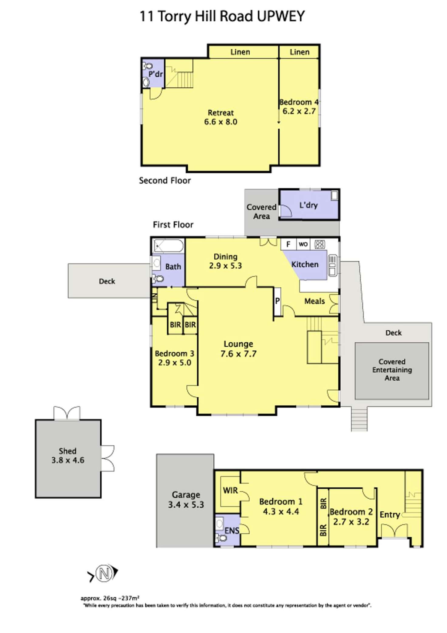 Floorplan of Homely house listing, 11 Torry Hill Road, Upwey VIC 3158