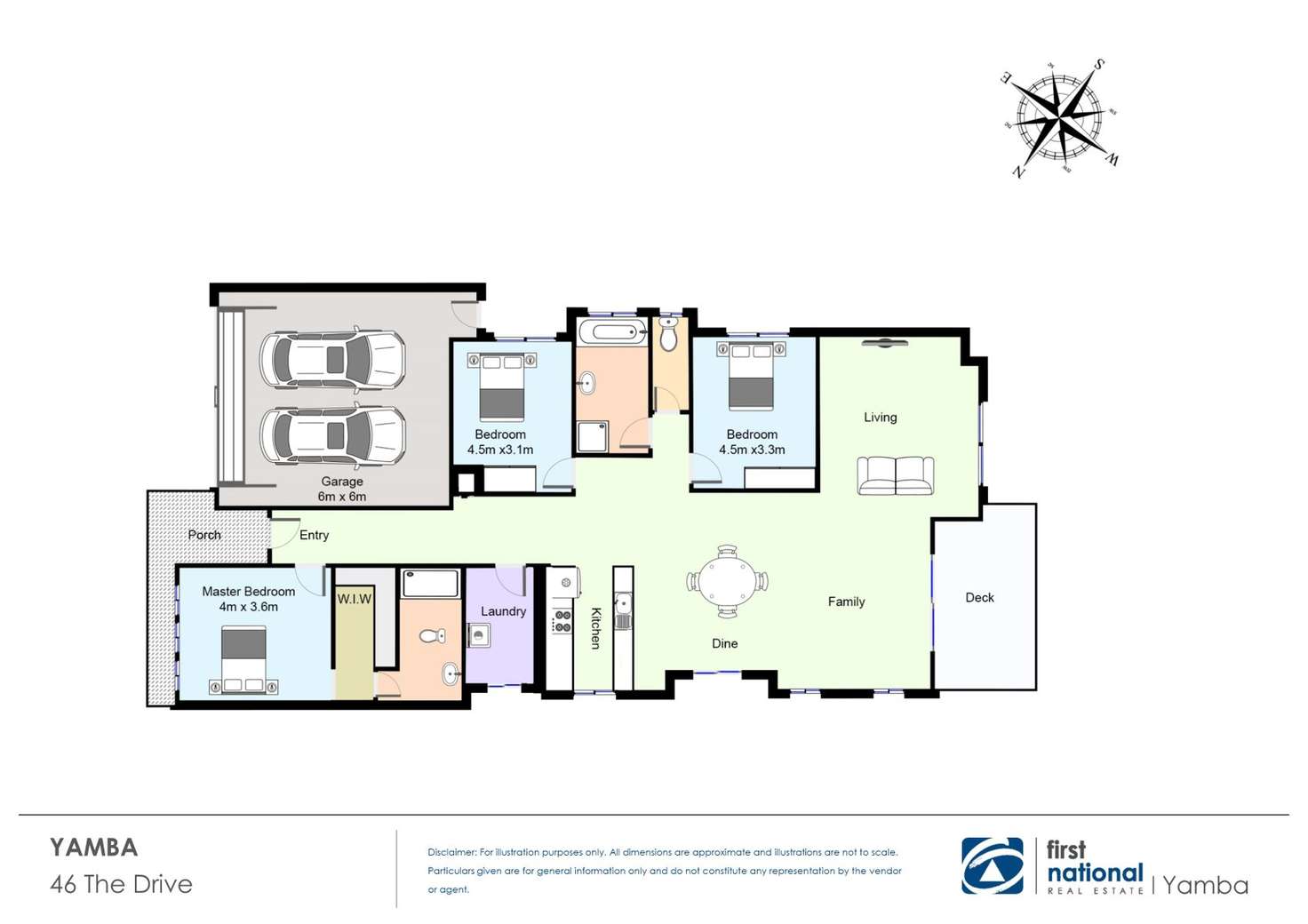 Floorplan of Homely house listing, 46 The Drive, Yamba NSW 2464