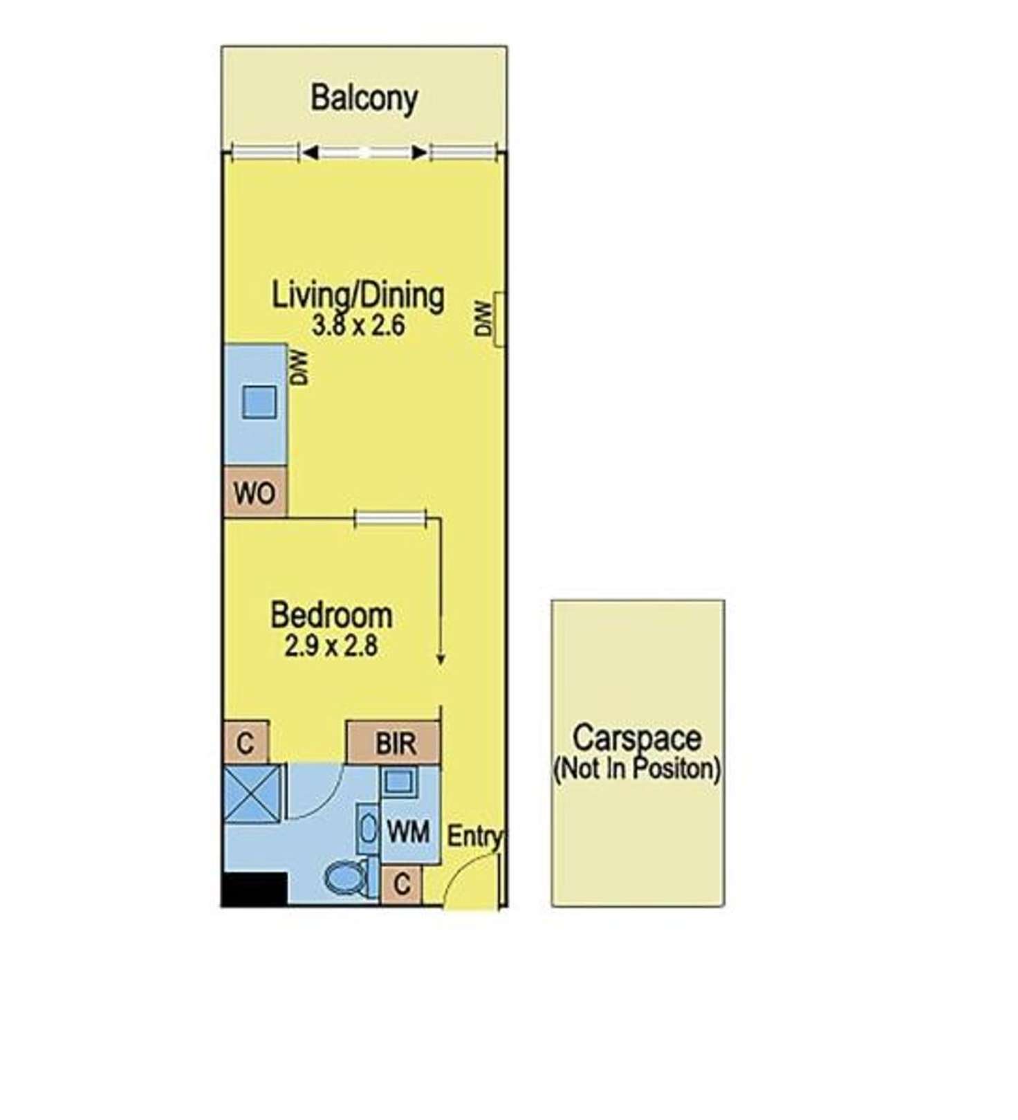 Floorplan of Homely apartment listing, 32/4 Bik Lane, Fitzroy North VIC 3068