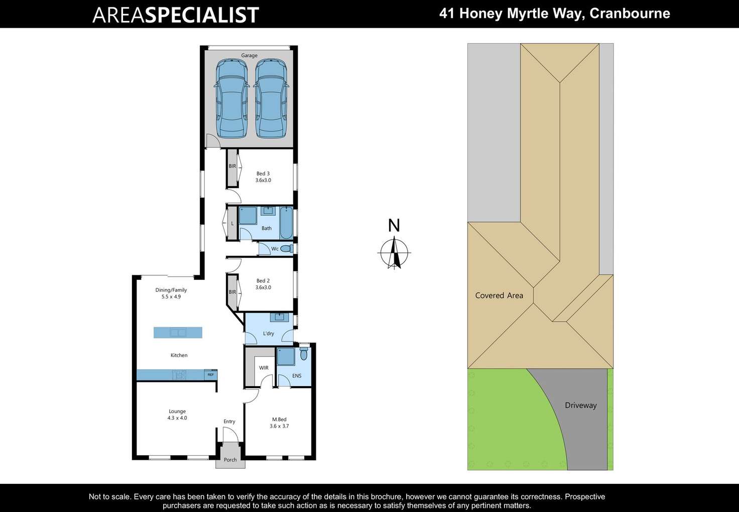 Floorplan of Homely house listing, 41 Honey Myrtle Way, Cranbourne VIC 3977