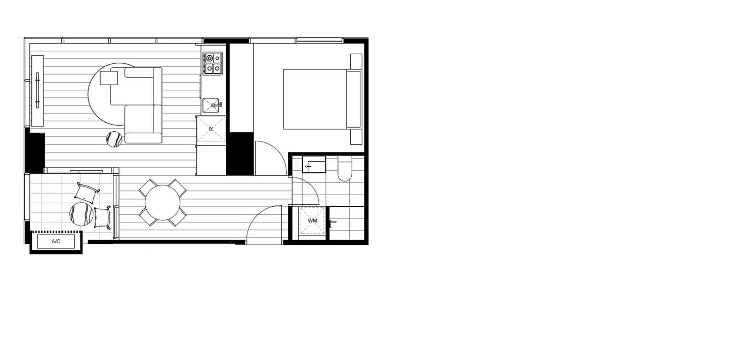 Floorplan of Homely apartment listing, Level10/8 Pearl River Road, Docklands VIC 3008