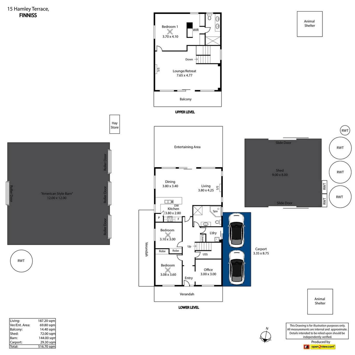 Floorplan of Homely lifestyle listing, 15 Hamley Terrace, Finniss SA 5255