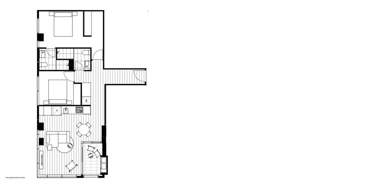 Floorplan of Homely apartment listing, Level23/8 Pearl River Road, Docklands VIC 3008