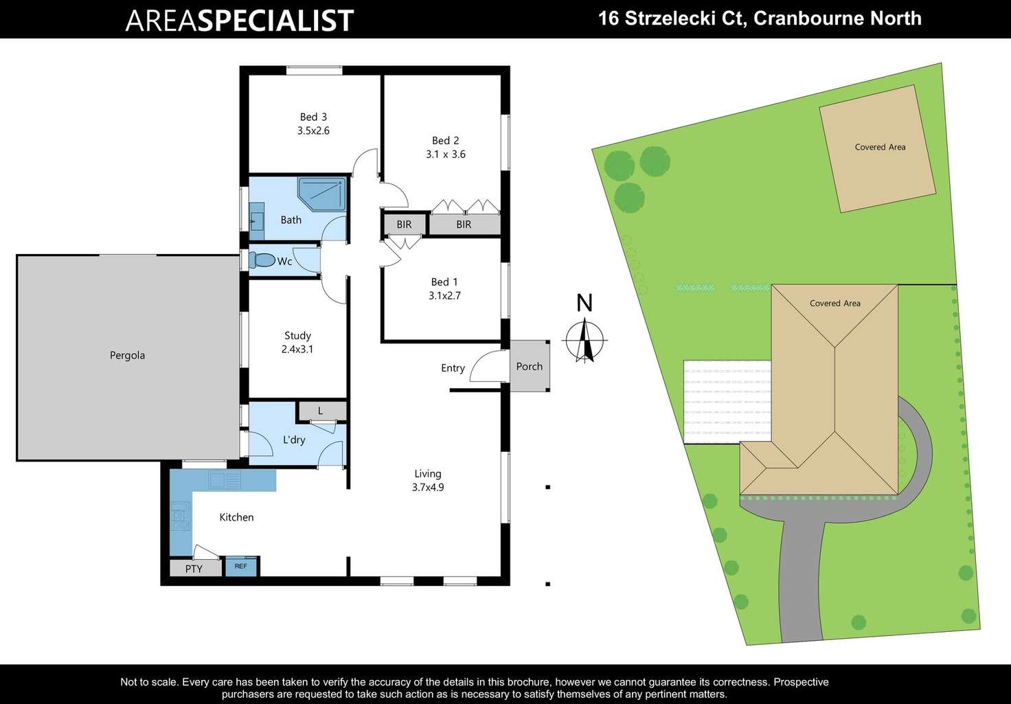 Floorplan of Homely house listing, 16 Strzelecki Court, Cranbourne North VIC 3977