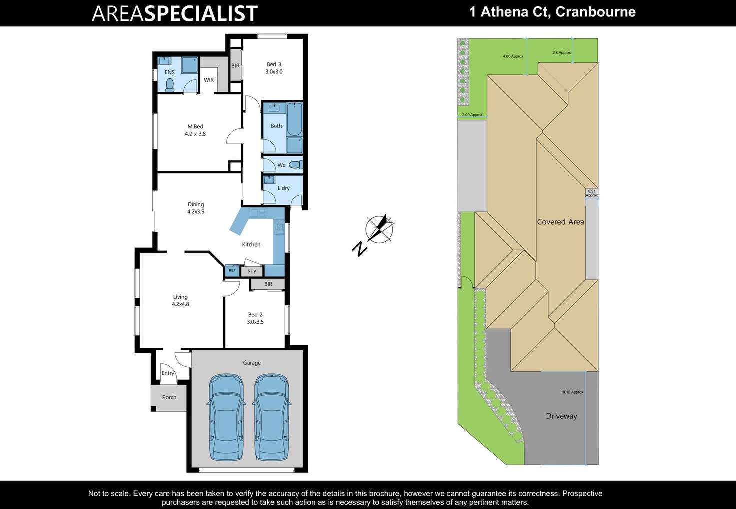 Floorplan of Homely house listing, 1 Athena Court, Cranbourne VIC 3977