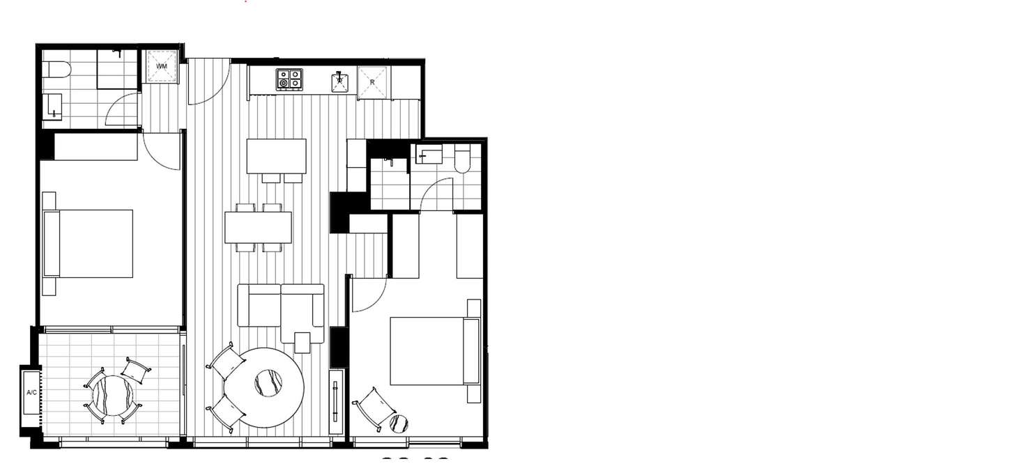 Floorplan of Homely apartment listing, Level28/8 Pearl River Road, Docklands VIC 3008