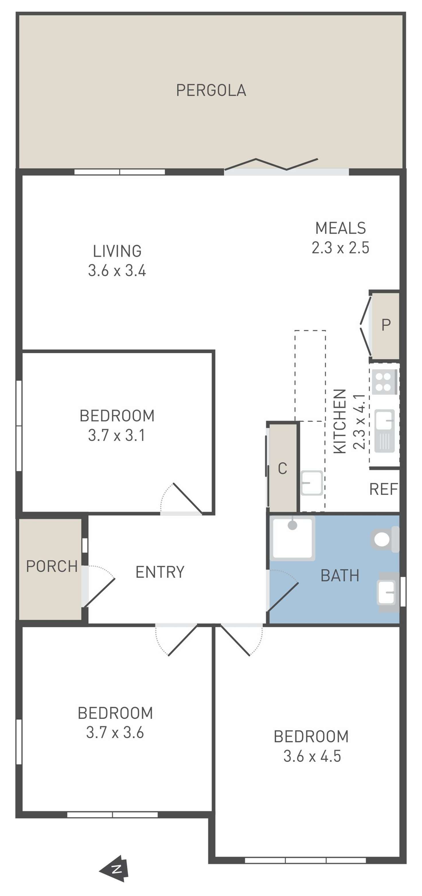 Floorplan of Homely house listing, 1,3,5,7 High Street, Laverton VIC 3028