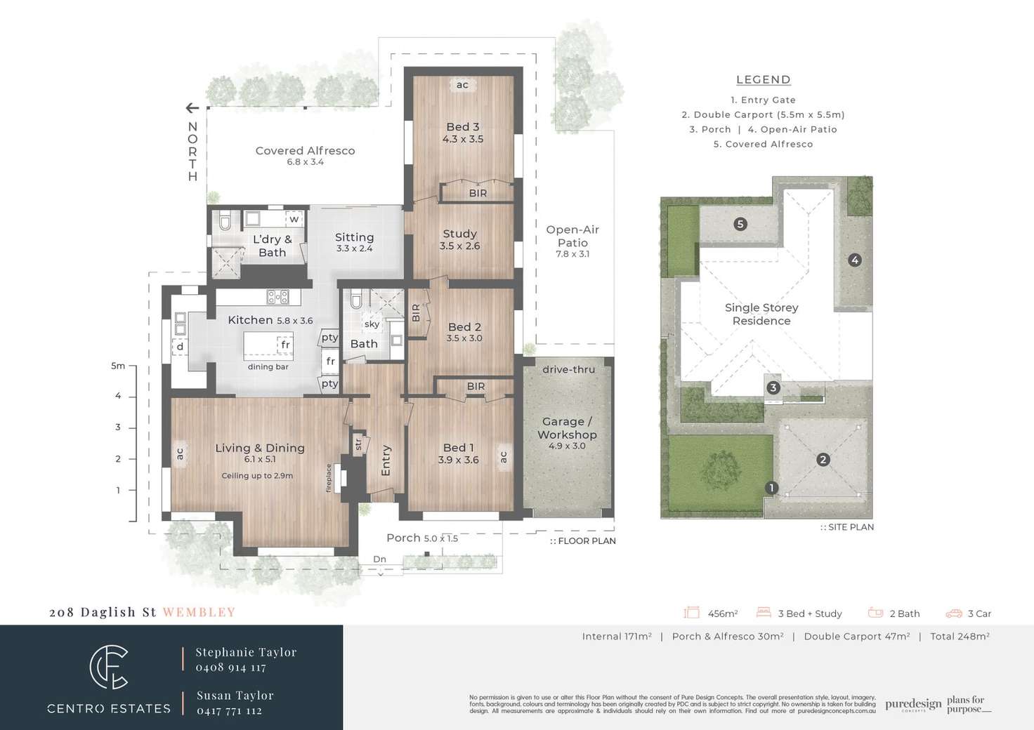 Floorplan of Homely house listing, 208 Daglish Street, Wembley WA 6014