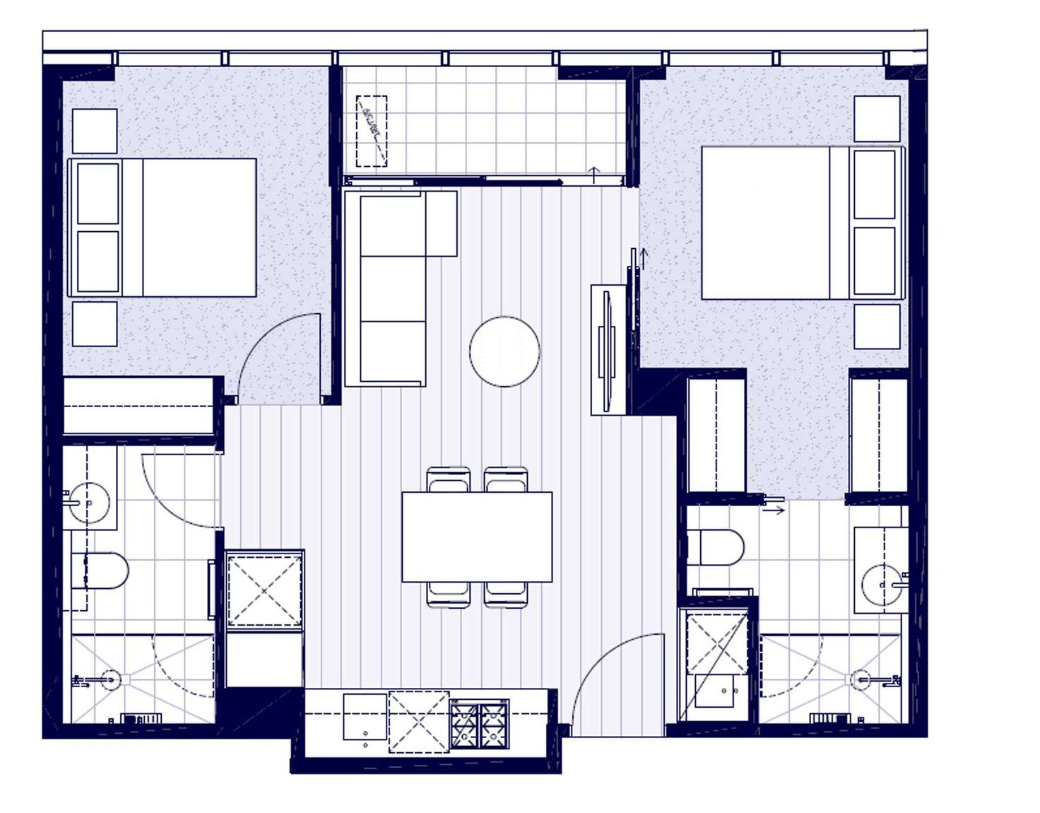 Floorplan of Homely apartment listing, 1211/393 Spencer Street, West Melbourne VIC 3003