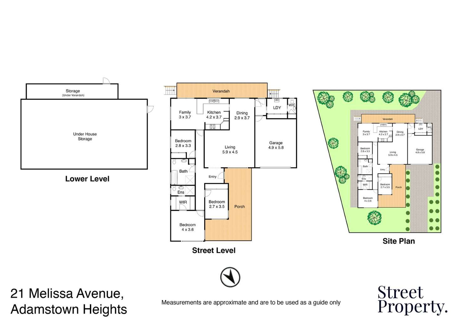 Floorplan of Homely house listing, 21 Melissa Avenue, Adamstown Heights NSW 2289