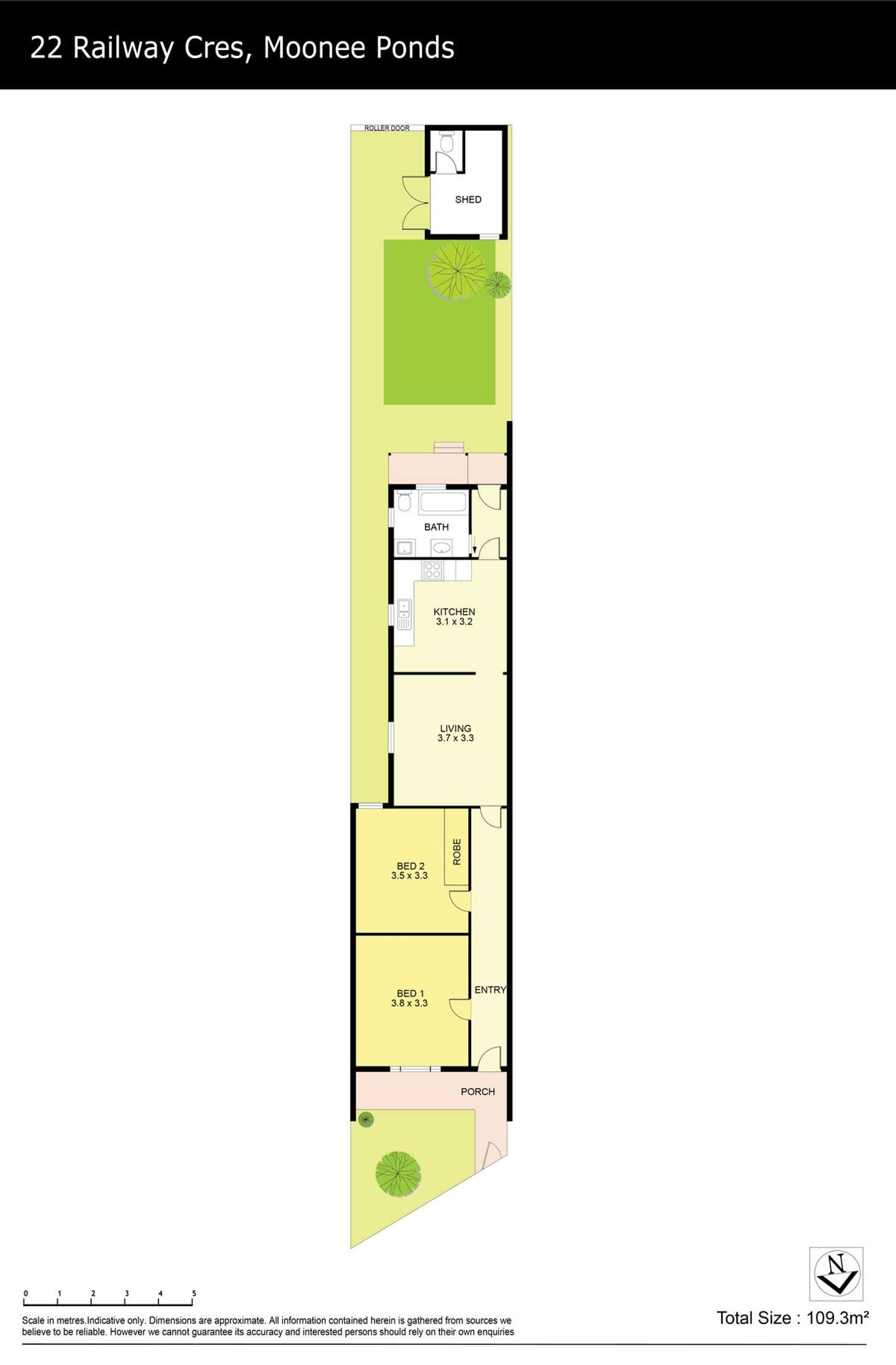Floorplan of Homely house listing, 22 Railway Crescent, Moonee Ponds VIC 3039
