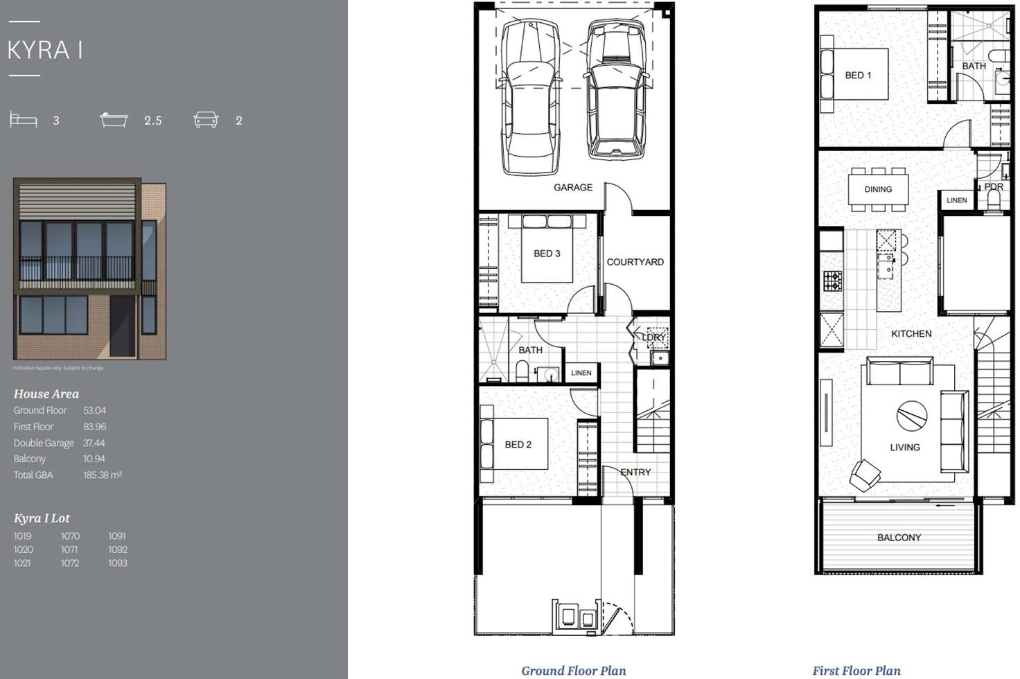 Floorplan of Homely townhouse listing, 6 Basalt Walk, Braybrook VIC 3019