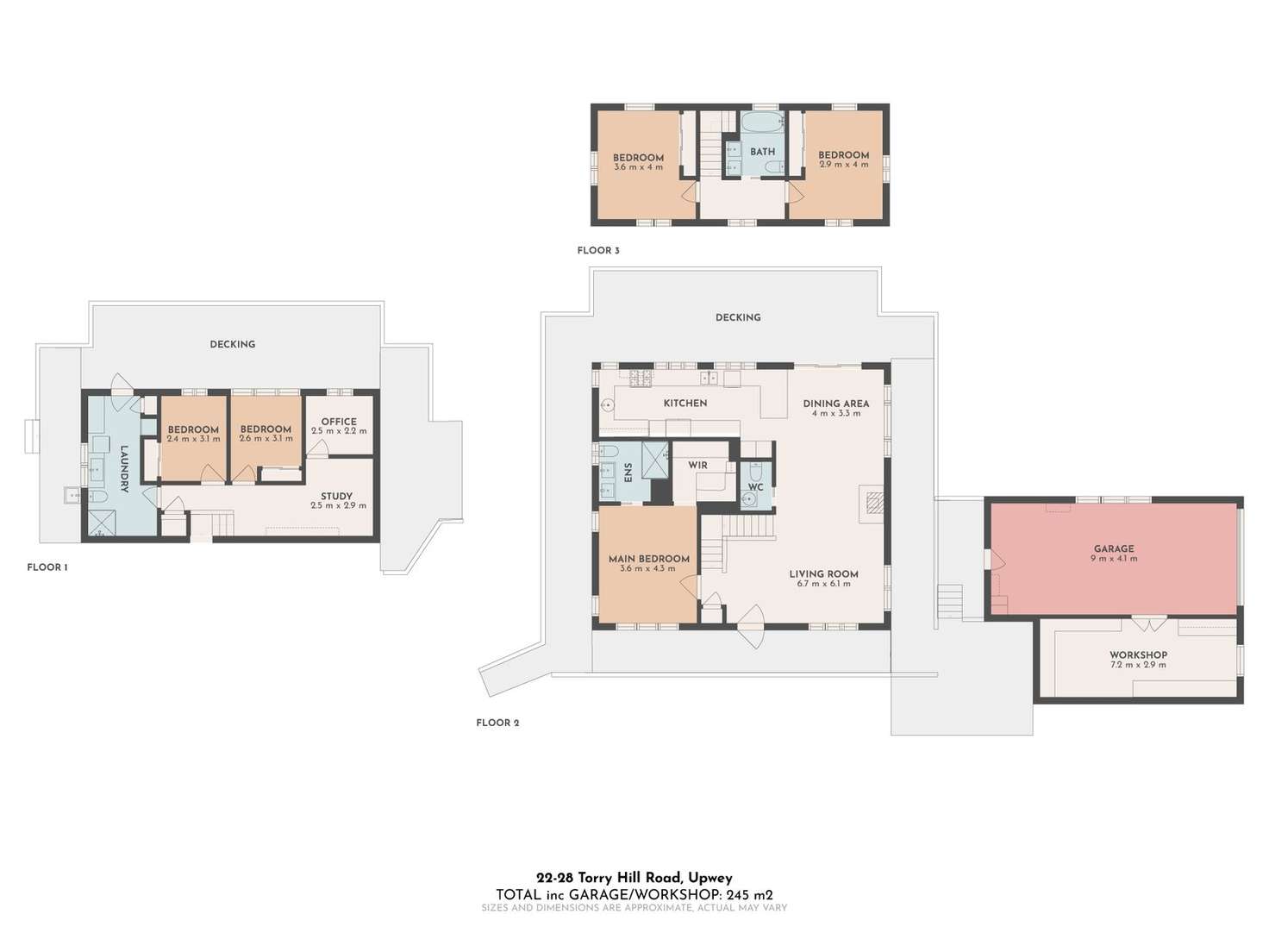 Floorplan of Homely house listing, 22-28 Torry Hill Road, Upwey VIC 3158