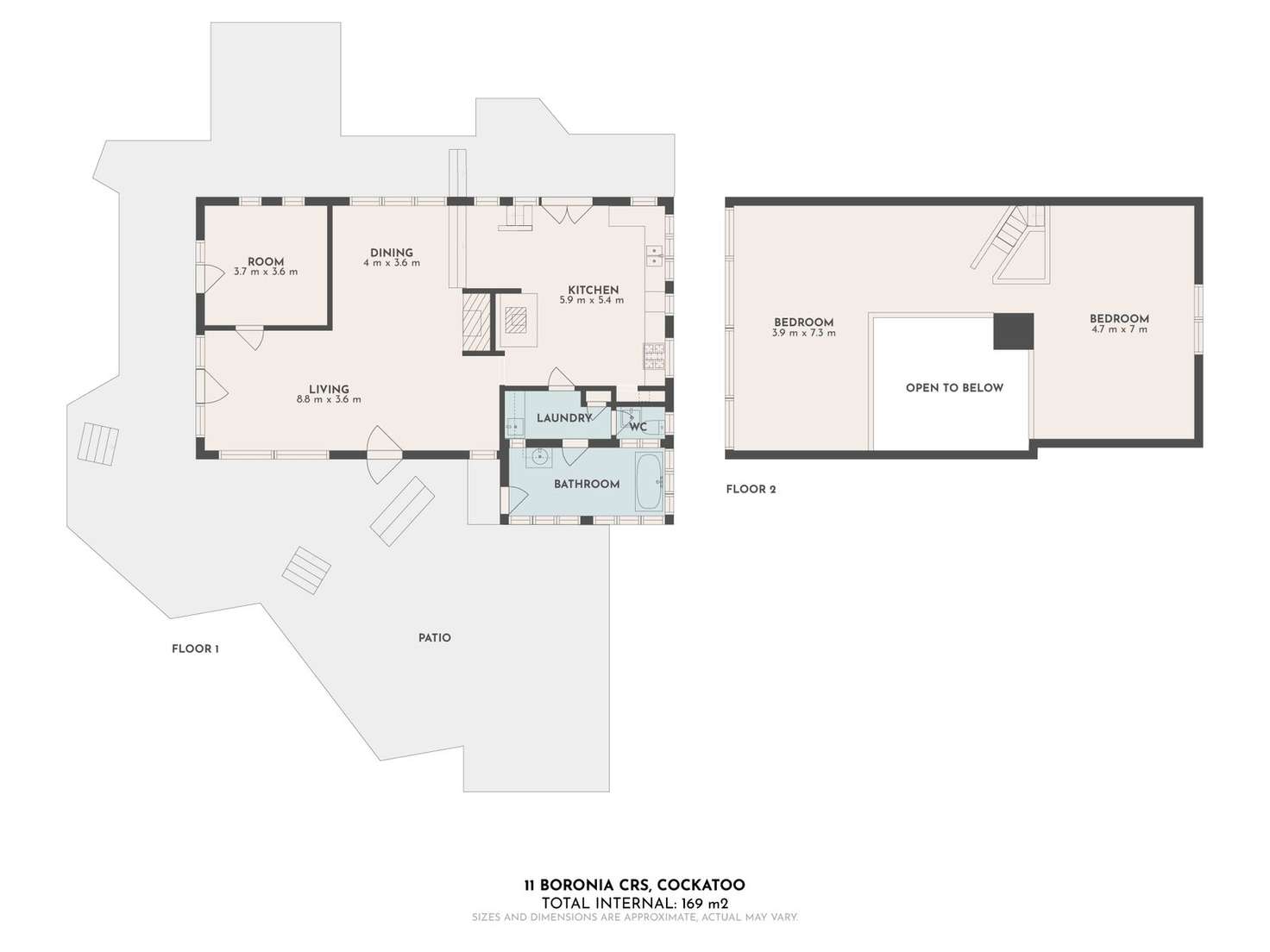 Floorplan of Homely house listing, 11 Boronia Crescent, Cockatoo VIC 3781