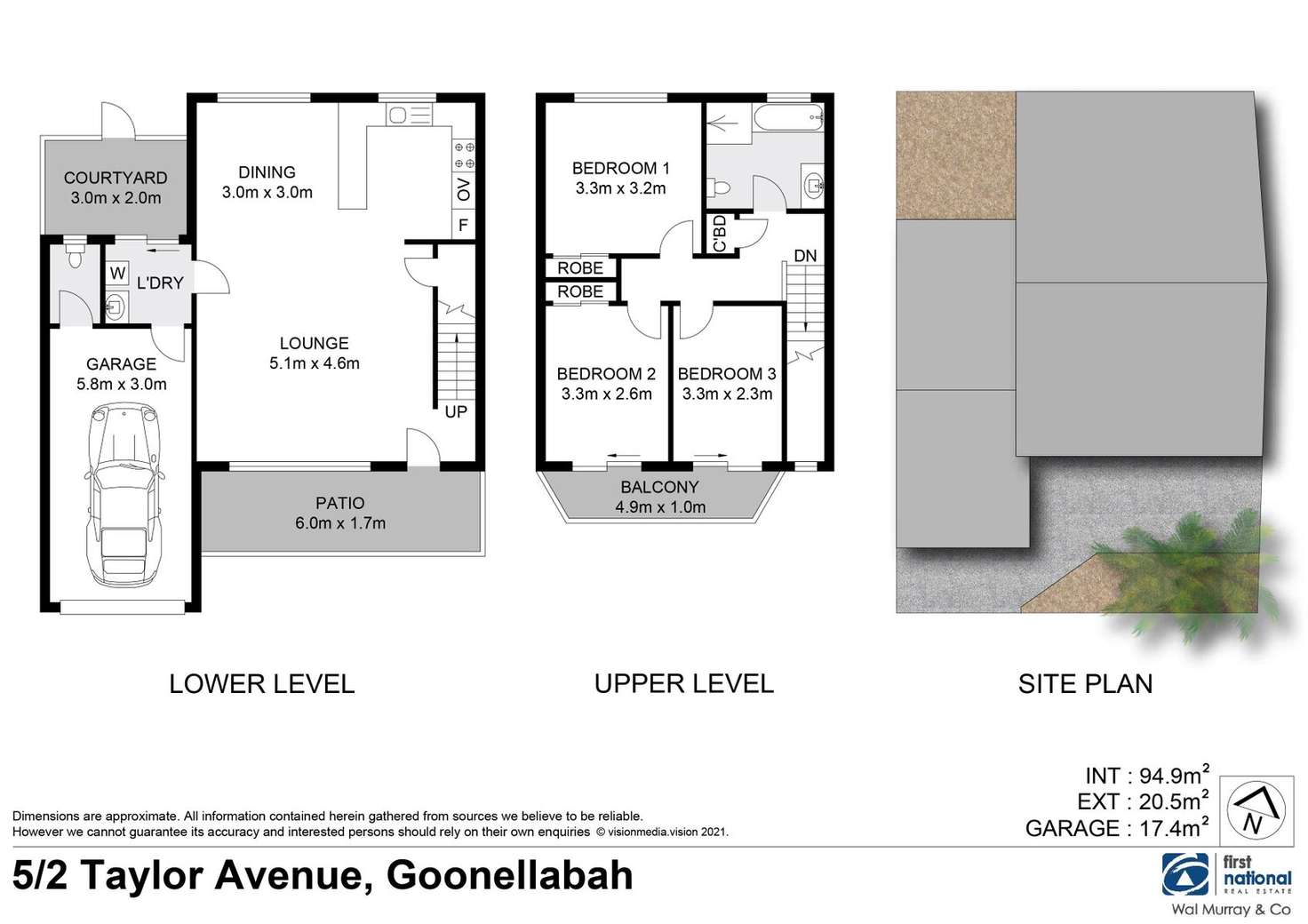 Floorplan of Homely unit listing, 5/2 Taylor Avenue, Goonellabah NSW 2480