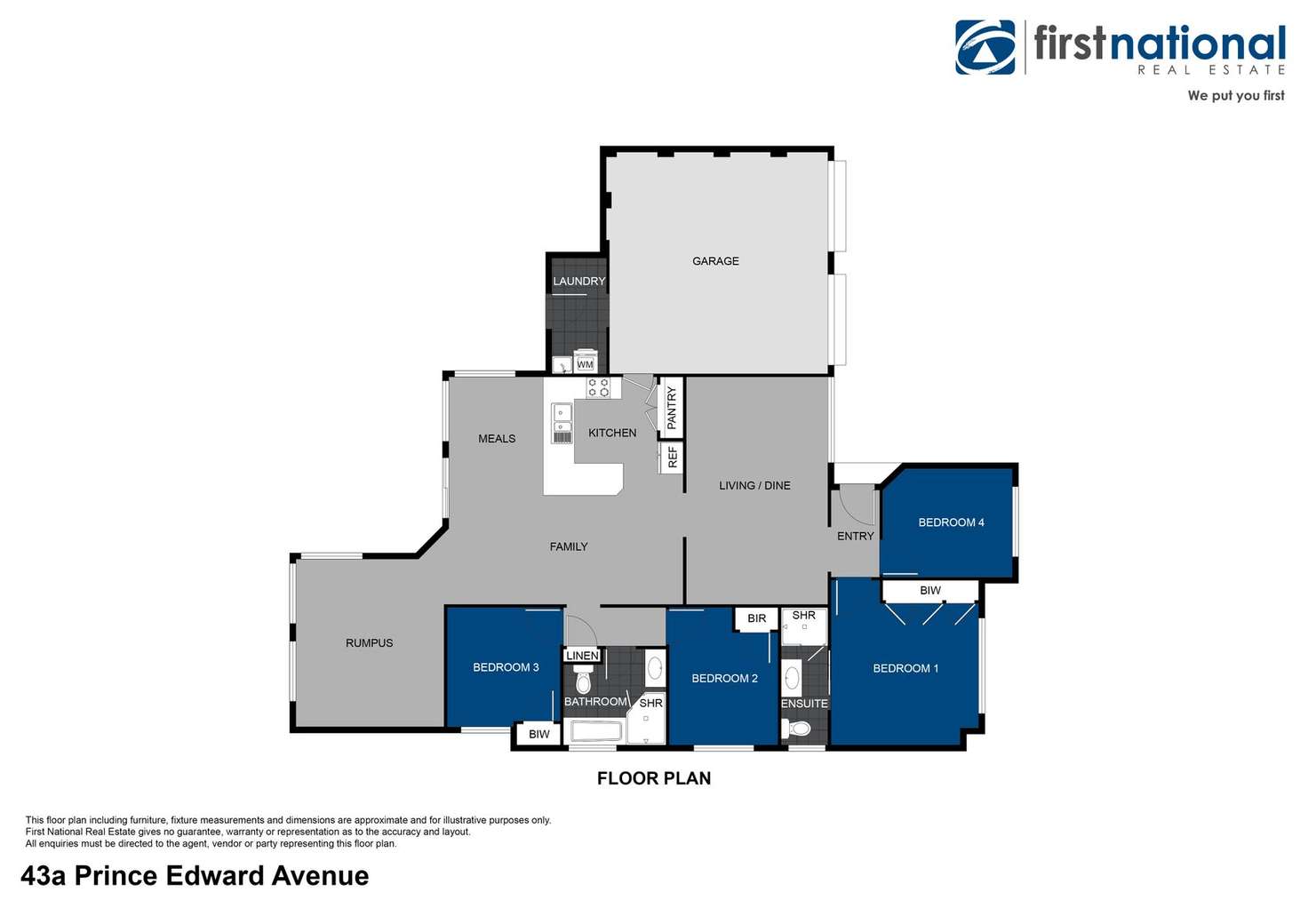 Floorplan of Homely house listing, 43A Prince Edward Avenue, Culburra Beach NSW 2540