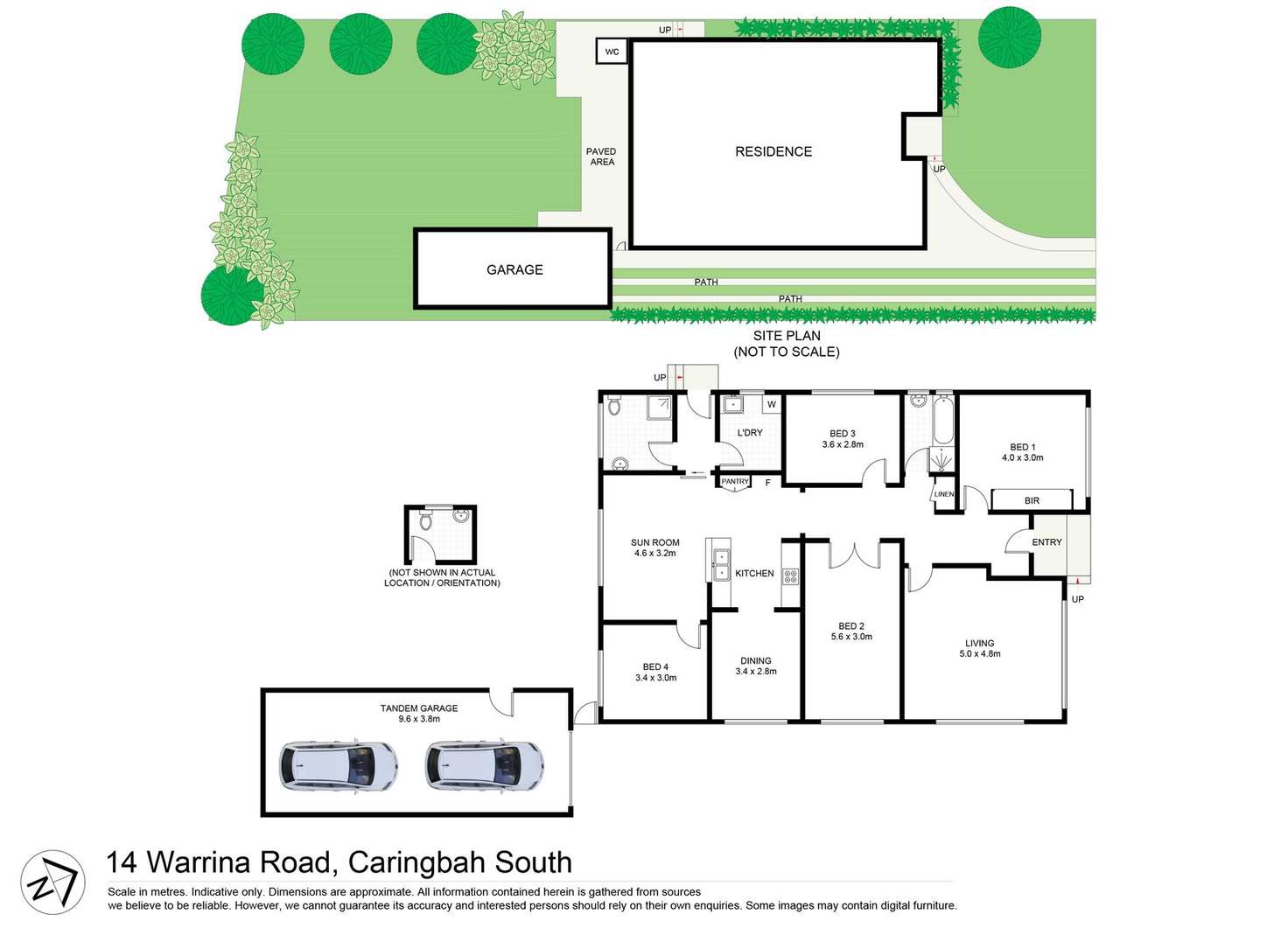 Floorplan of Homely house listing, 14 Warrina Road, Caringbah South NSW 2229