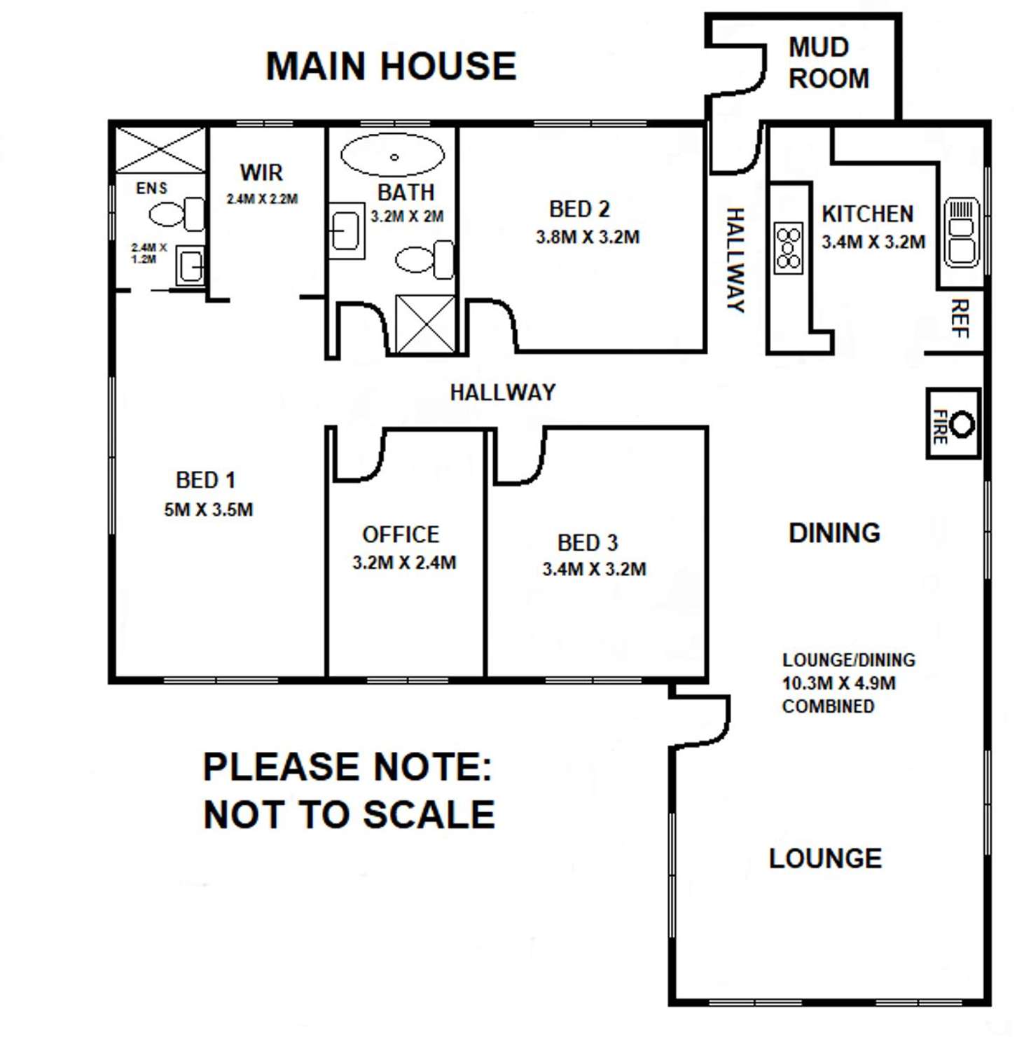 Floorplan of Homely acreageSemiRural listing, 175 Old School Road, Jindabyne NSW 2627