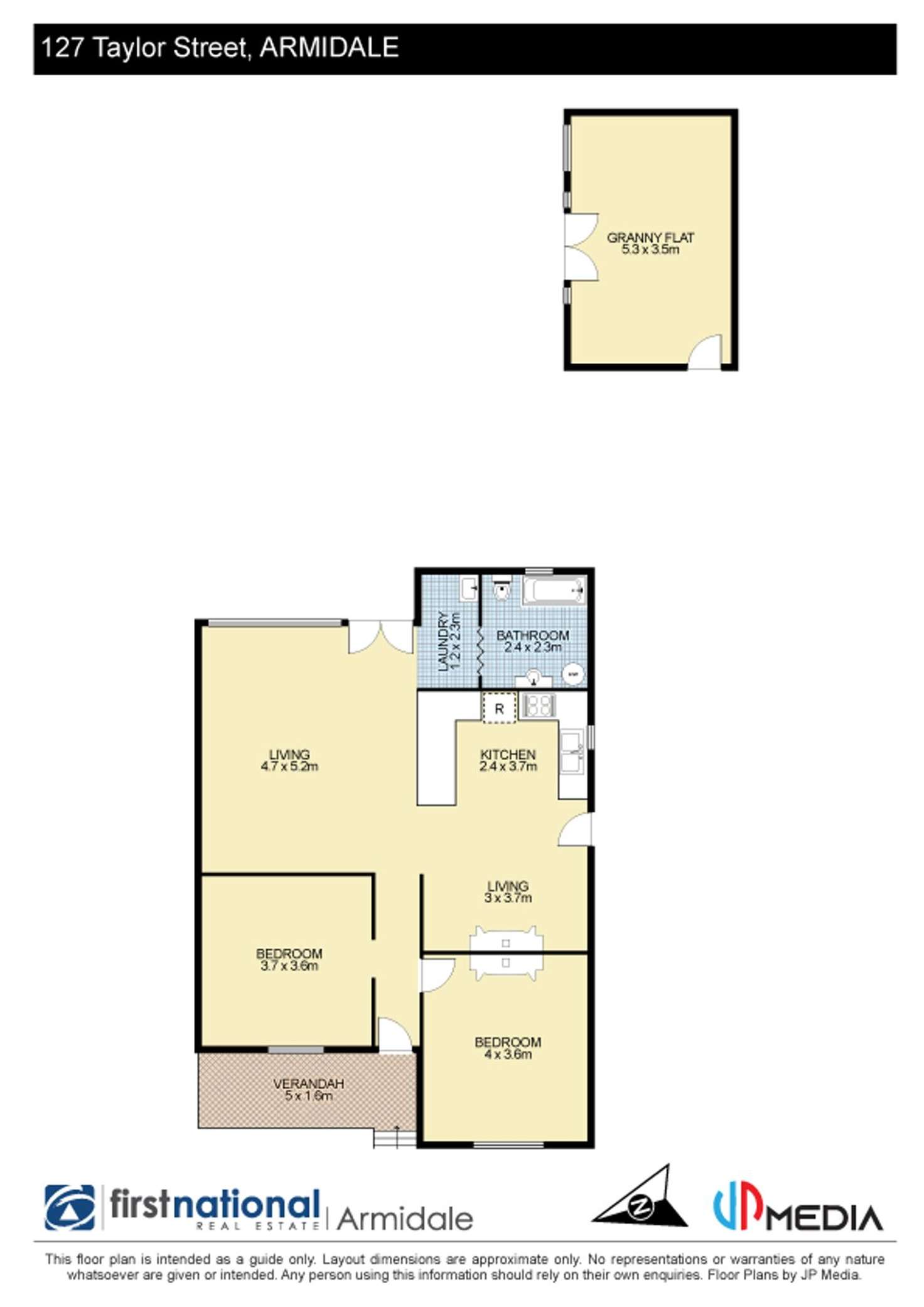 Floorplan of Homely house listing, 127 Taylor Street, Armidale NSW 2350