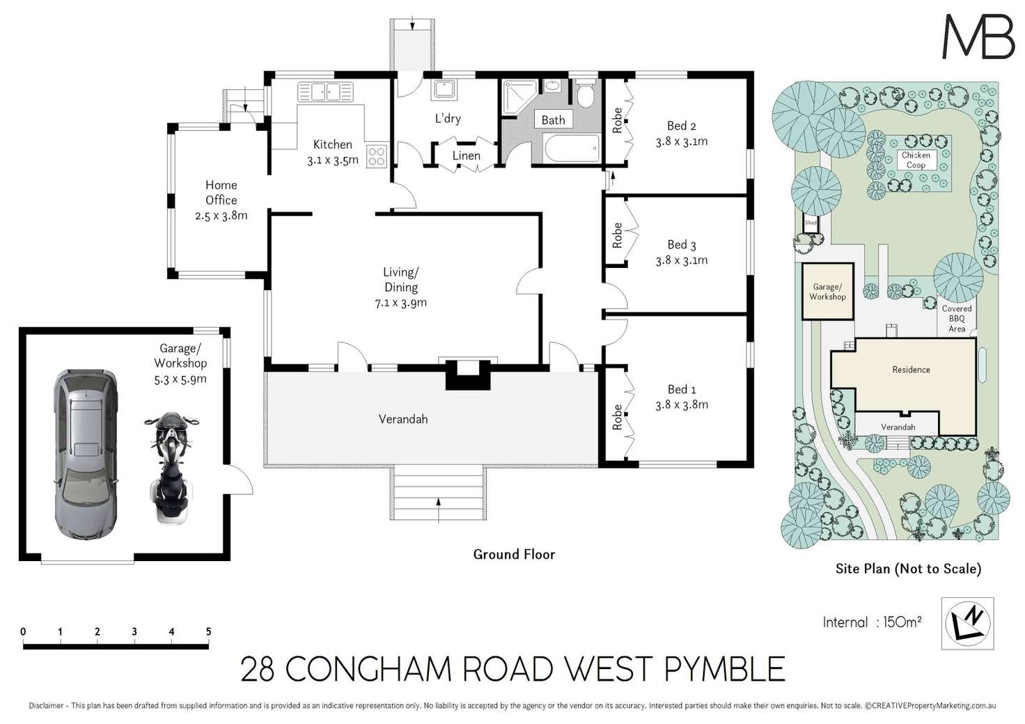 Floorplan of Homely house listing, 28 Congham Road, West Pymble NSW 2073