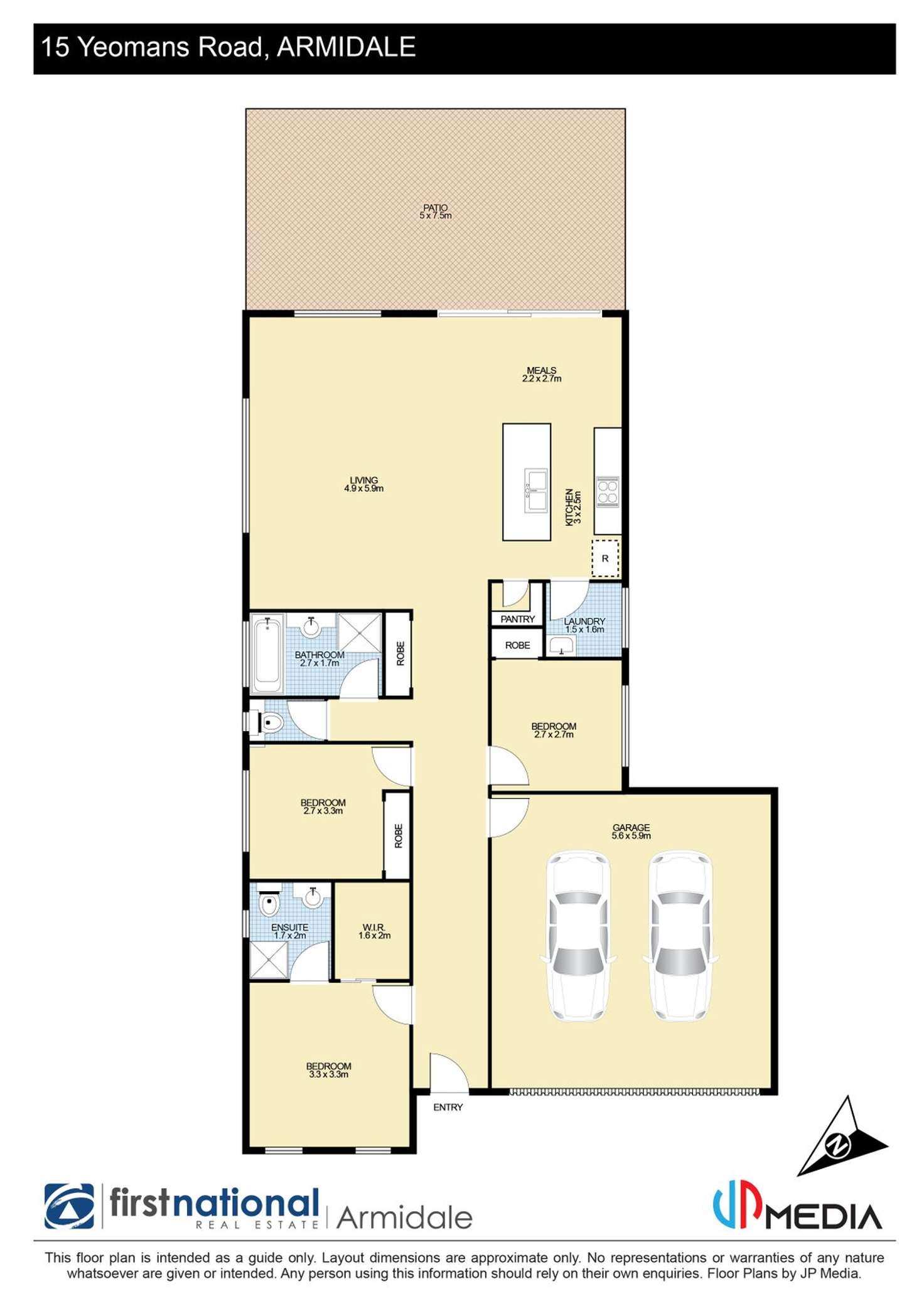 Floorplan of Homely house listing, 15 Yeomans Road, Armidale NSW 2350