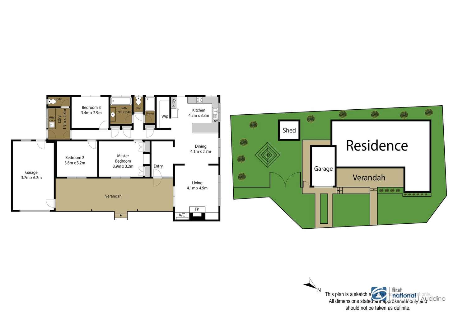 Floorplan of Homely house listing, 4 Scott Court, Korumburra VIC 3950