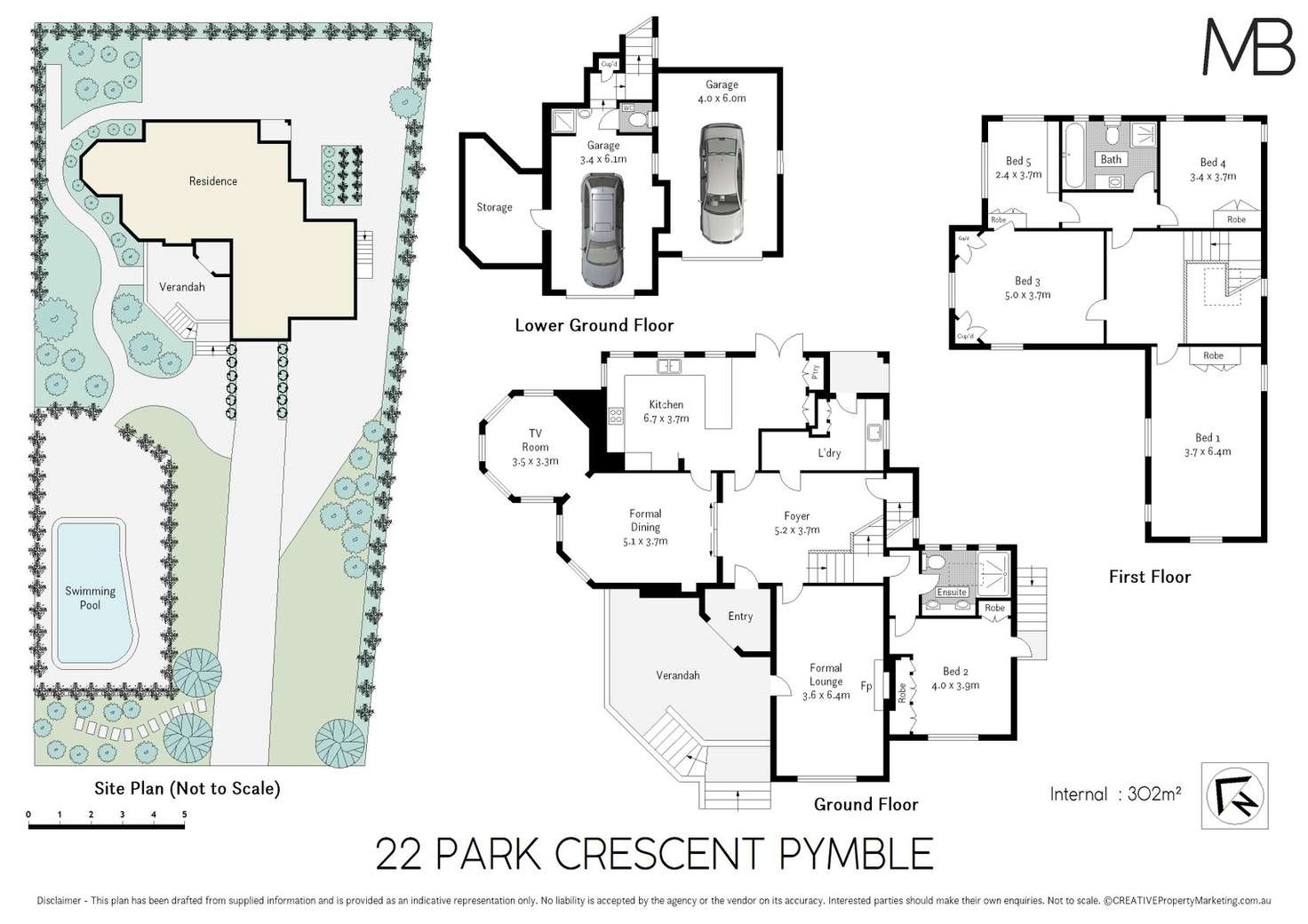 Floorplan of Homely house listing, 22 Park Crescent, Pymble NSW 2073