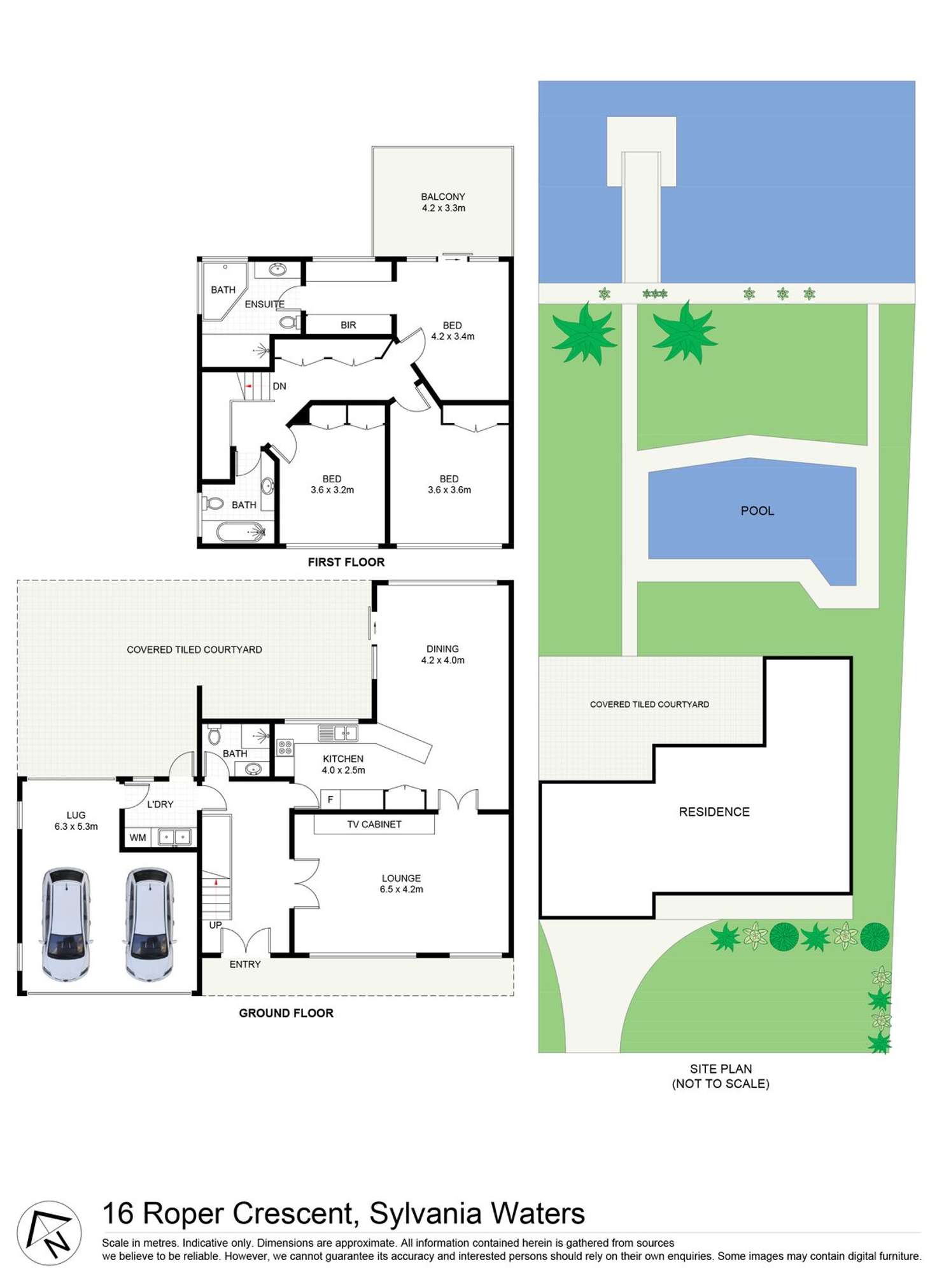 Floorplan of Homely house listing, 16 Roper Crescent, Sylvania Waters NSW 2224