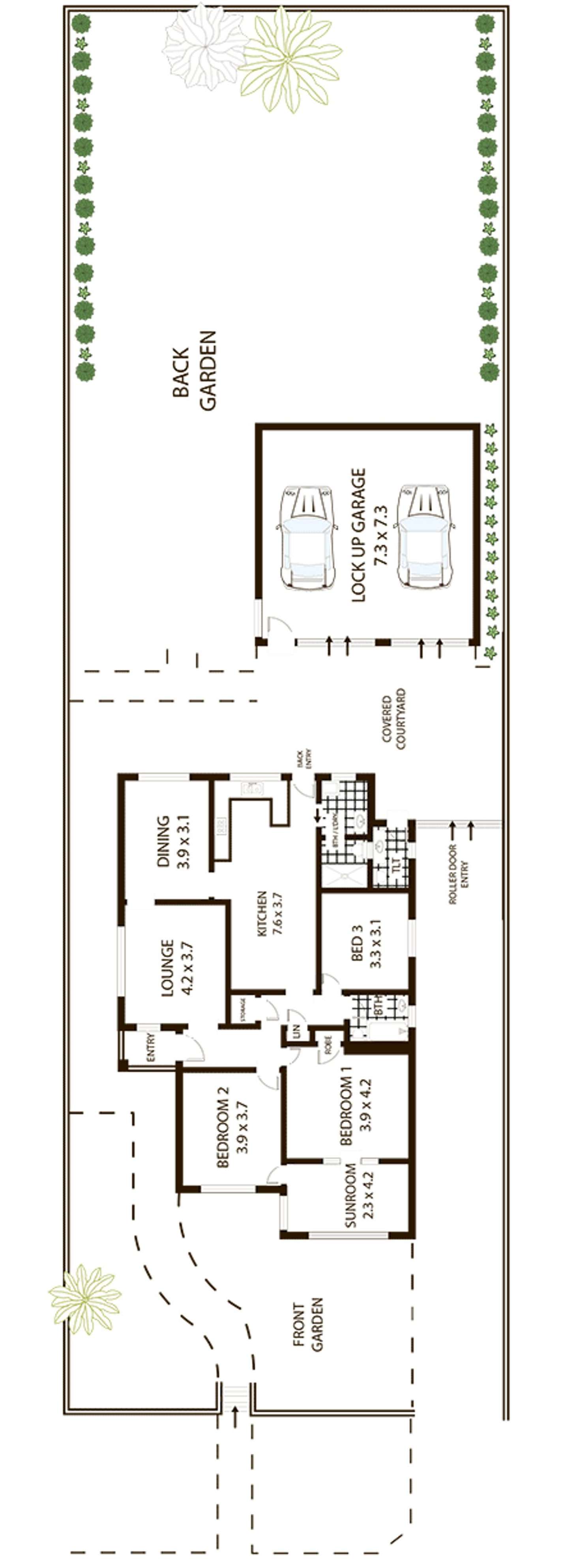 Floorplan of Homely house listing, 7 Small Street, Putney NSW 2112