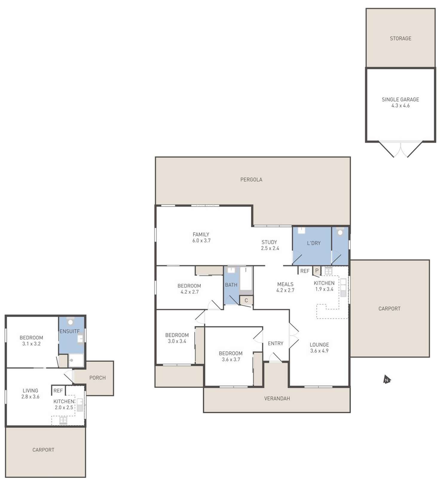 Floorplan of Homely house listing, 6 Anne Street, Werribee VIC 3030