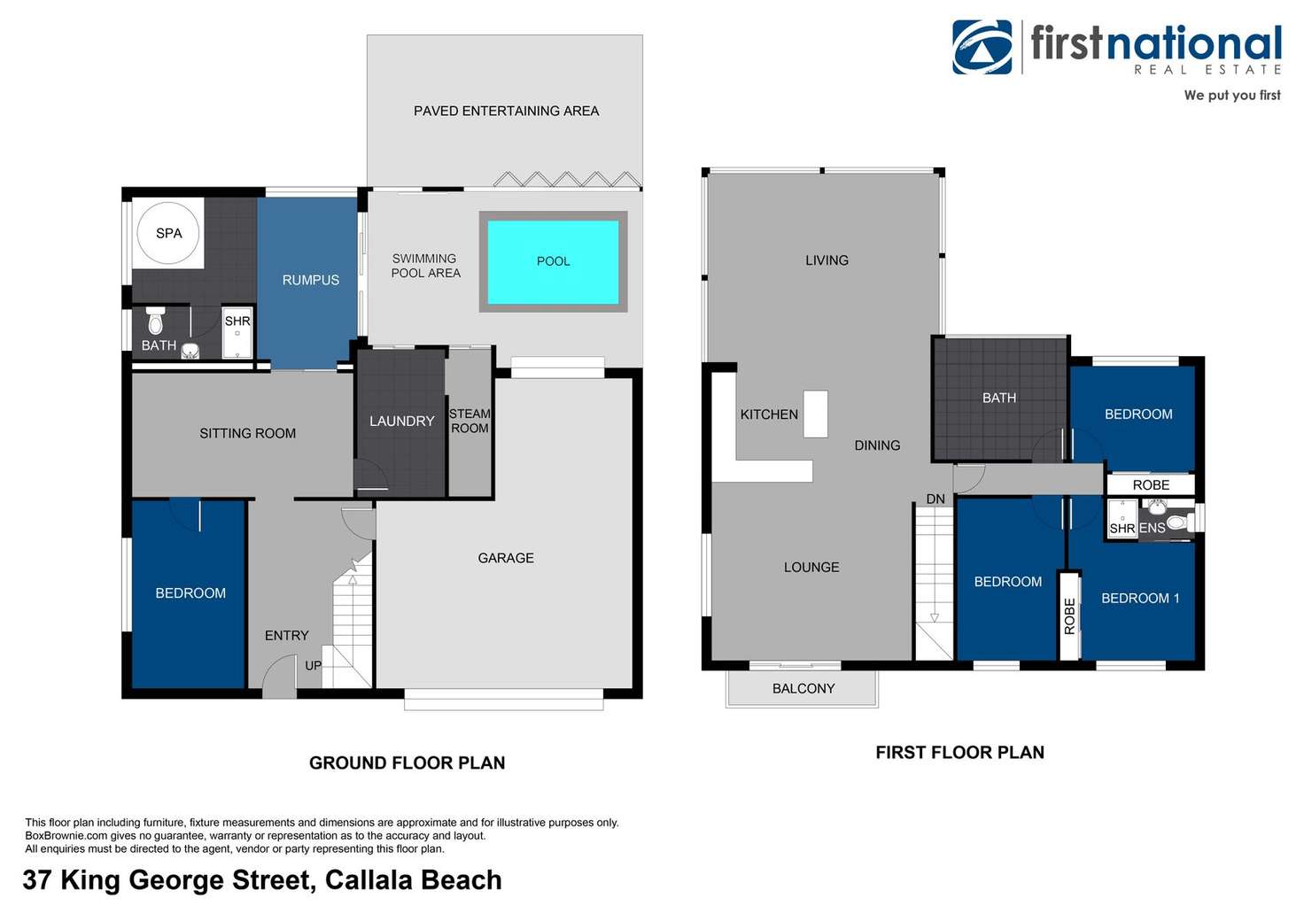 Floorplan of Homely house listing, 37 King George Street, Callala Beach NSW 2540