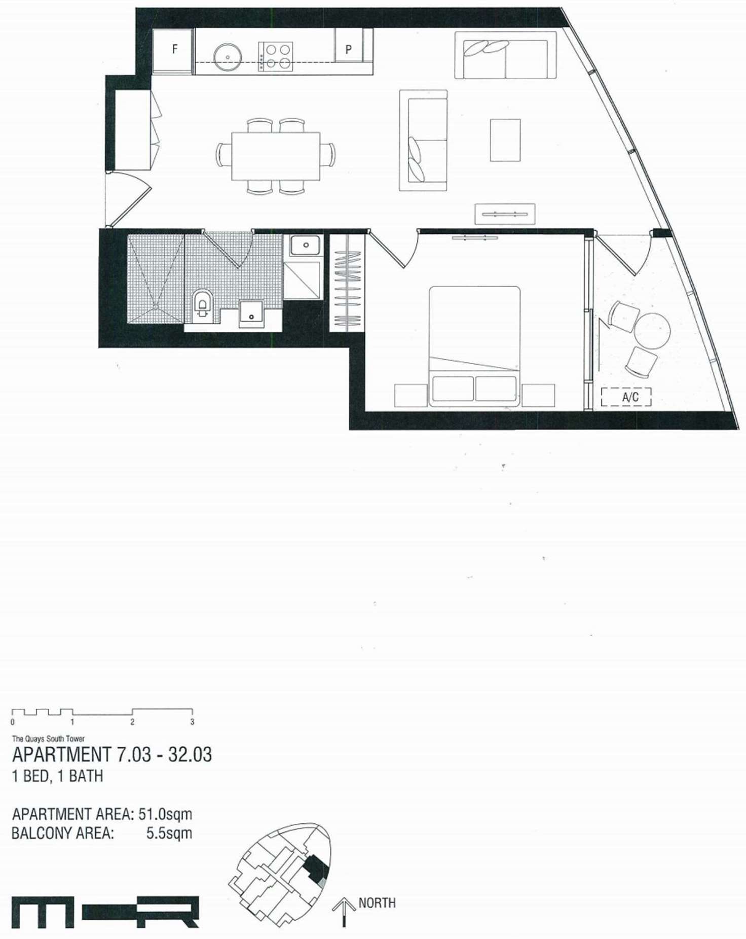 Floorplan of Homely apartment listing, L8/231 Harbour Esplanade, Docklands VIC 3008