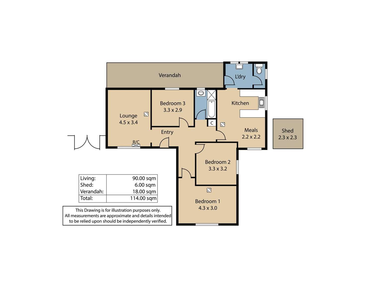 Floorplan of Homely house listing, 24 Fordingbridge Road, Davoren Park SA 5113