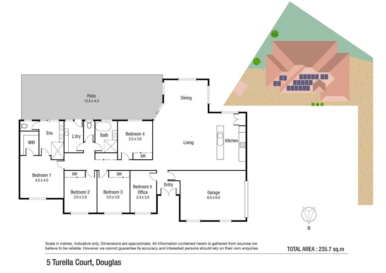 Floorplan of Homely house listing, 5 Turrella Court, Douglas QLD 4814