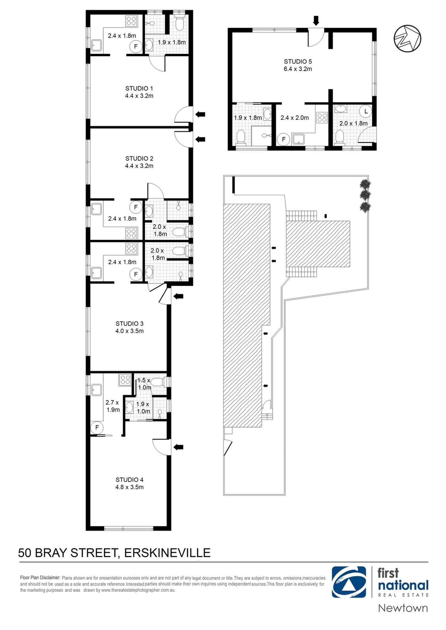 Floorplan of Homely blockOfUnits listing, 50 Bray Street, Erskineville NSW 2043