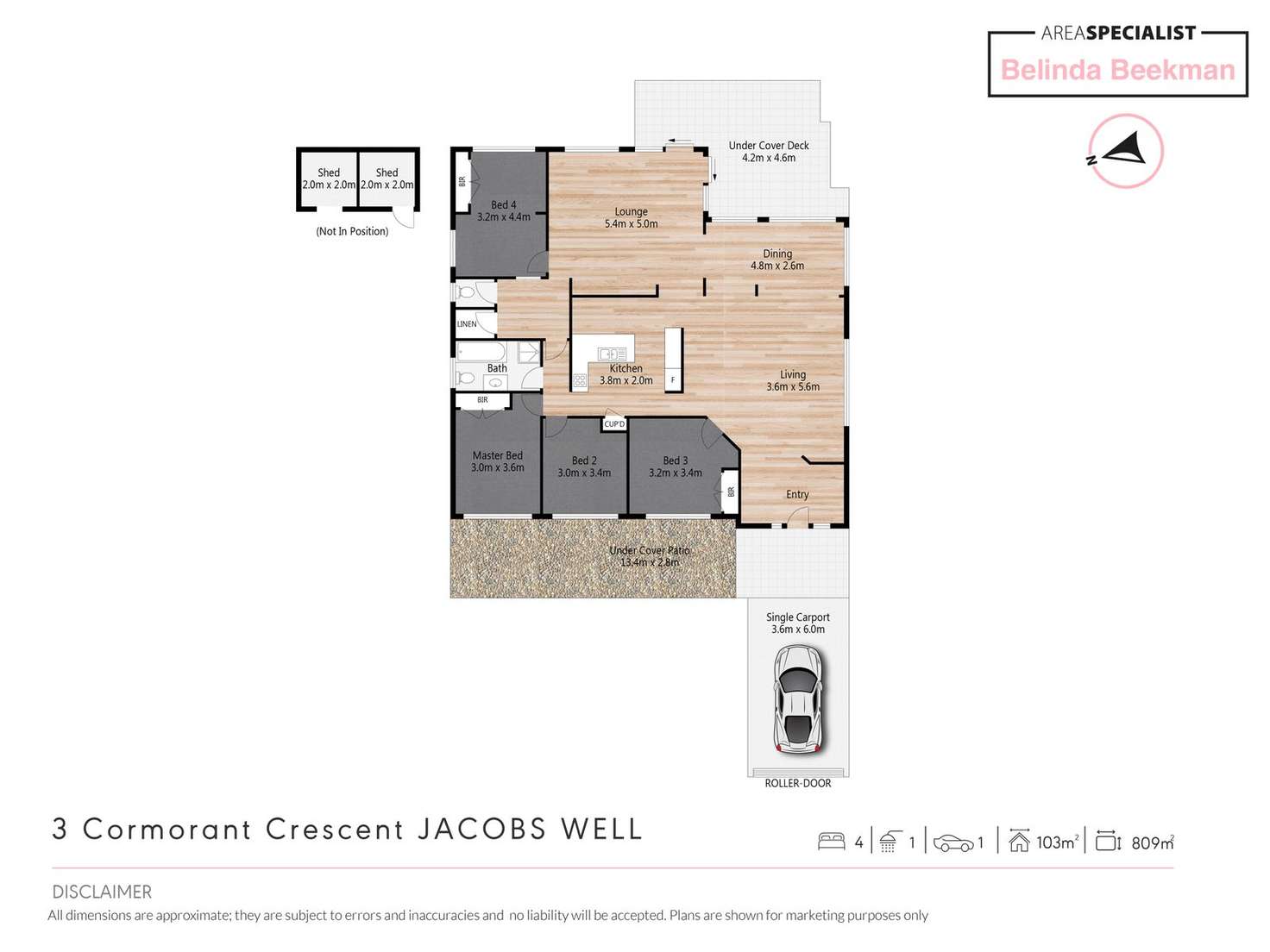 Floorplan of Homely house listing, 3 Cormorant Crescent, Jacobs Well QLD 4208
