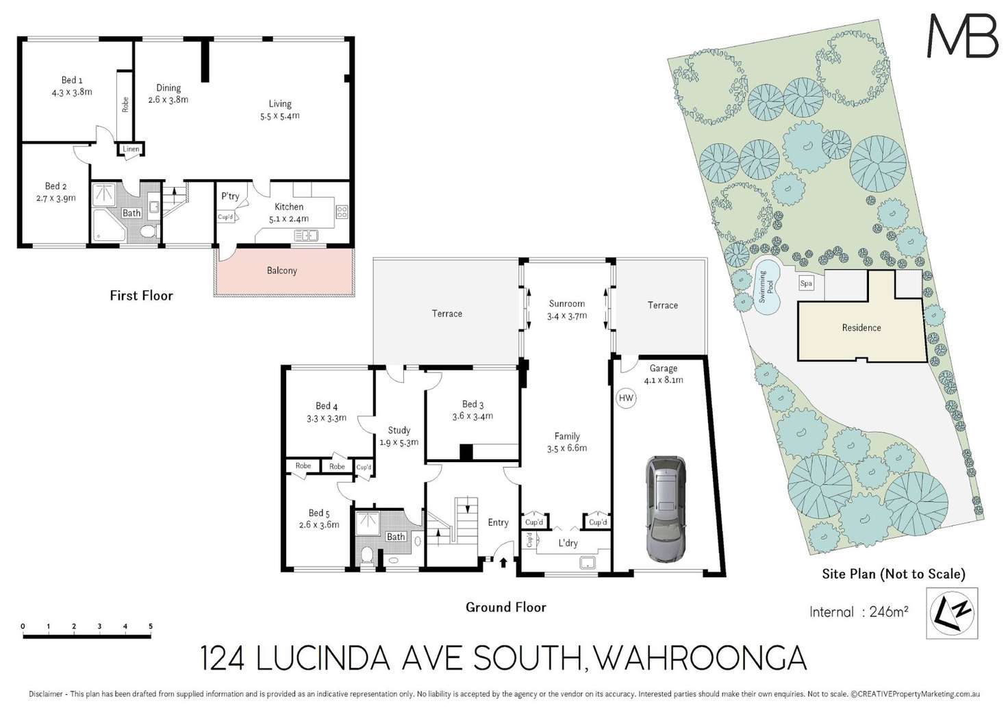 Floorplan of Homely house listing, 124 Lucinda Avenue, Wahroonga NSW 2076