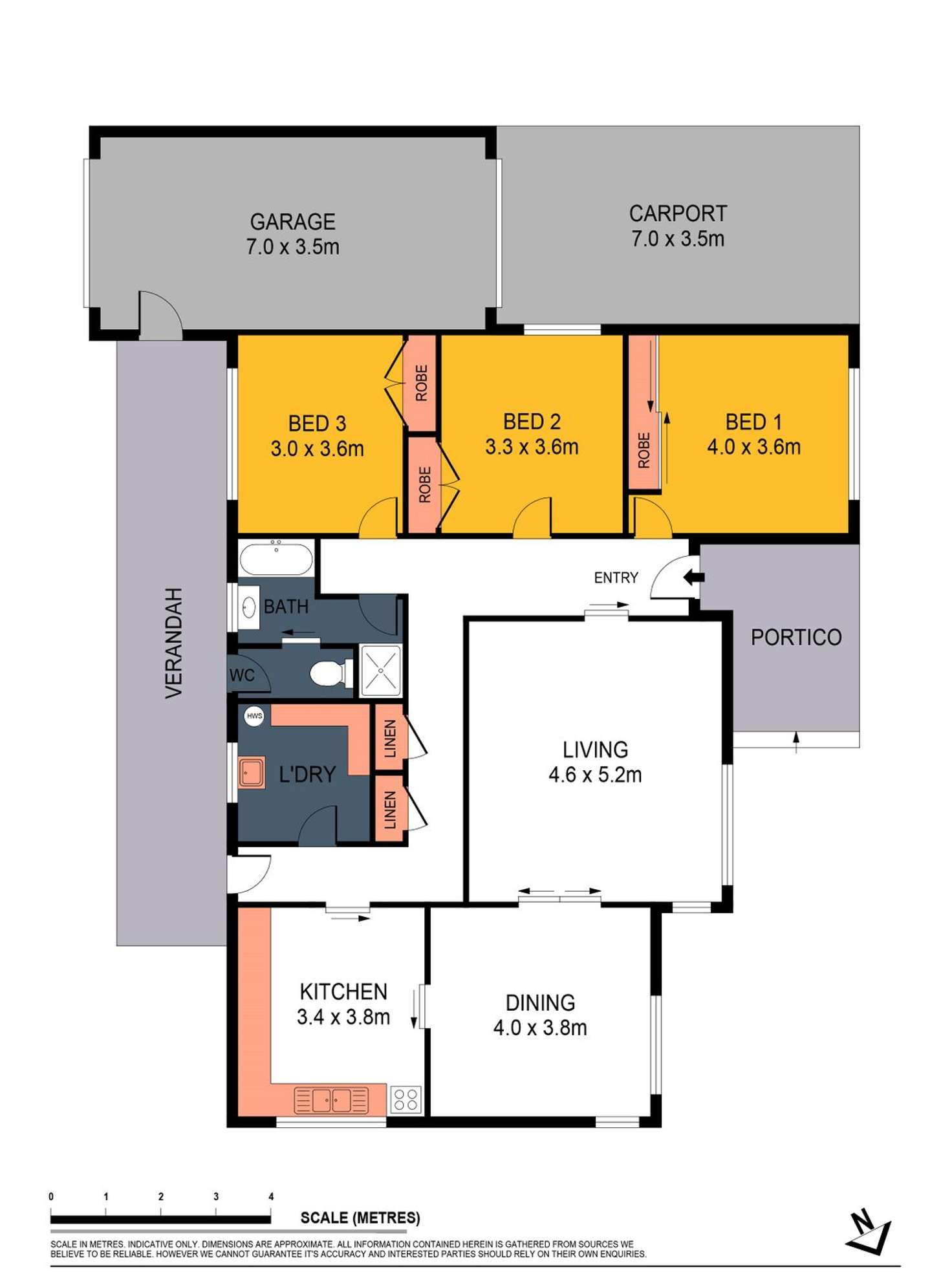 Floorplan of Homely house listing, 1 Osborne Street, Flora Hill VIC 3550