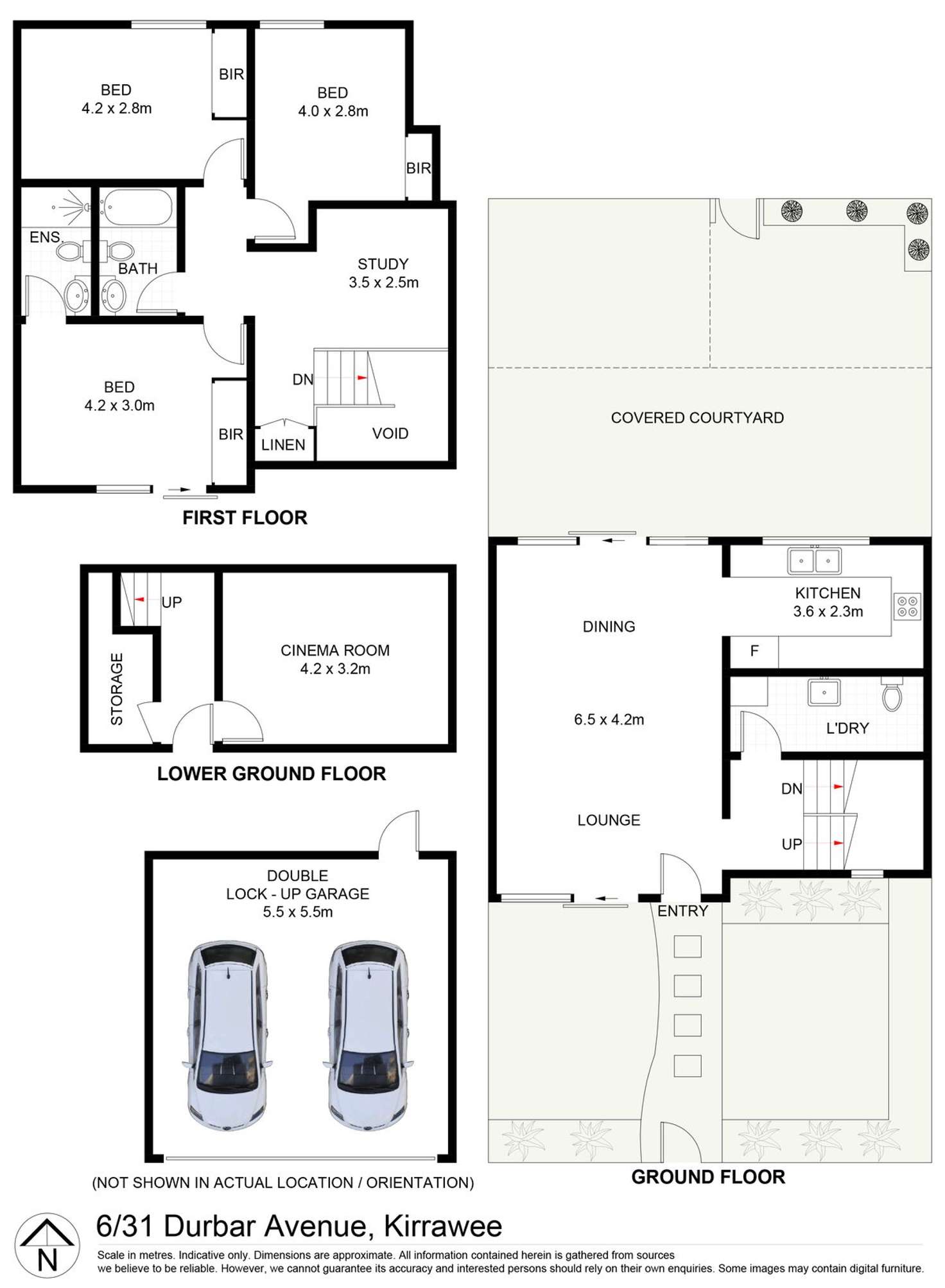 Floorplan of Homely townhouse listing, 6/31-37 Durbar Avenue, Kirrawee NSW 2232