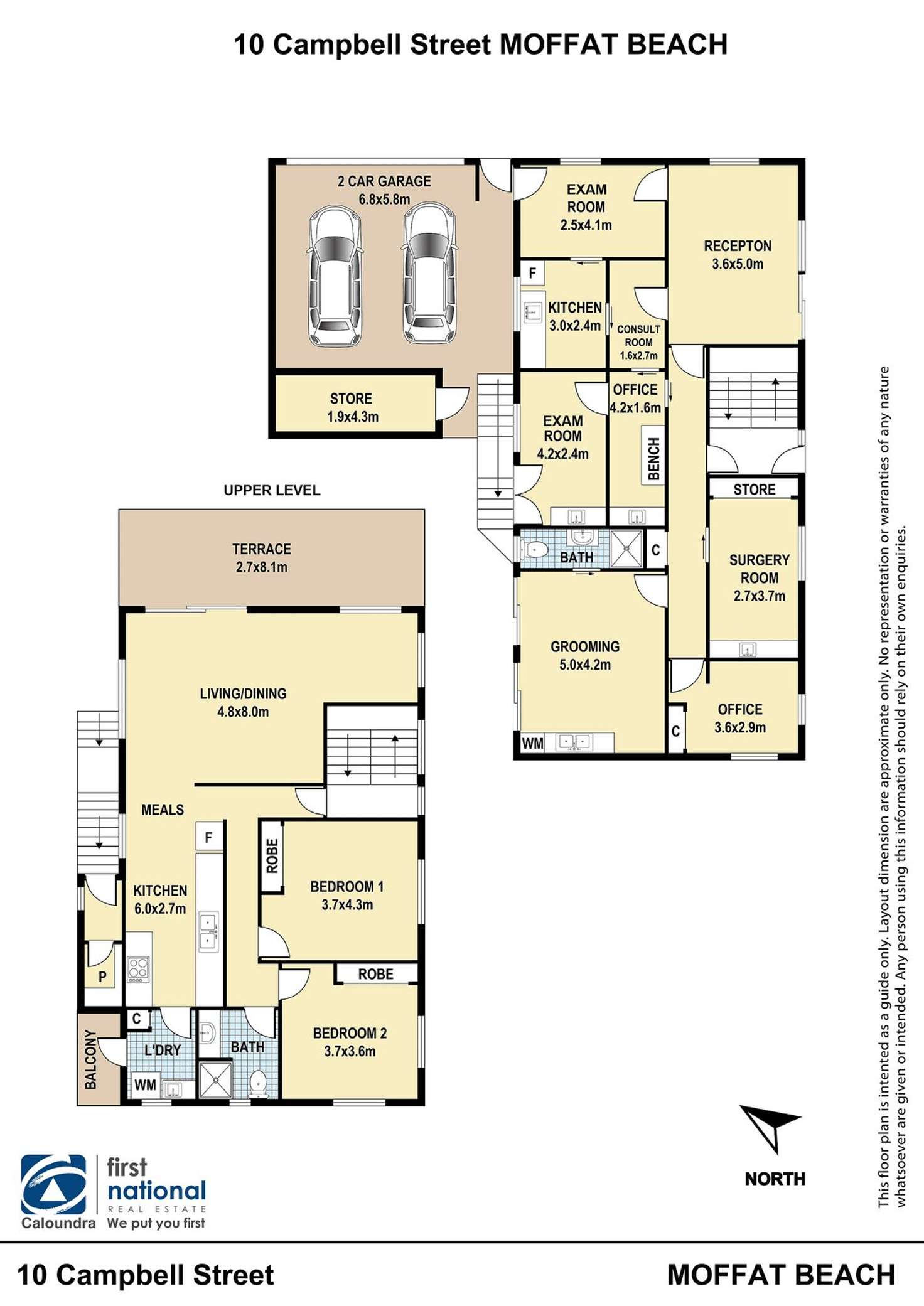 Floorplan of Homely house listing, 10 Campbell Street, Moffat Beach QLD 4551