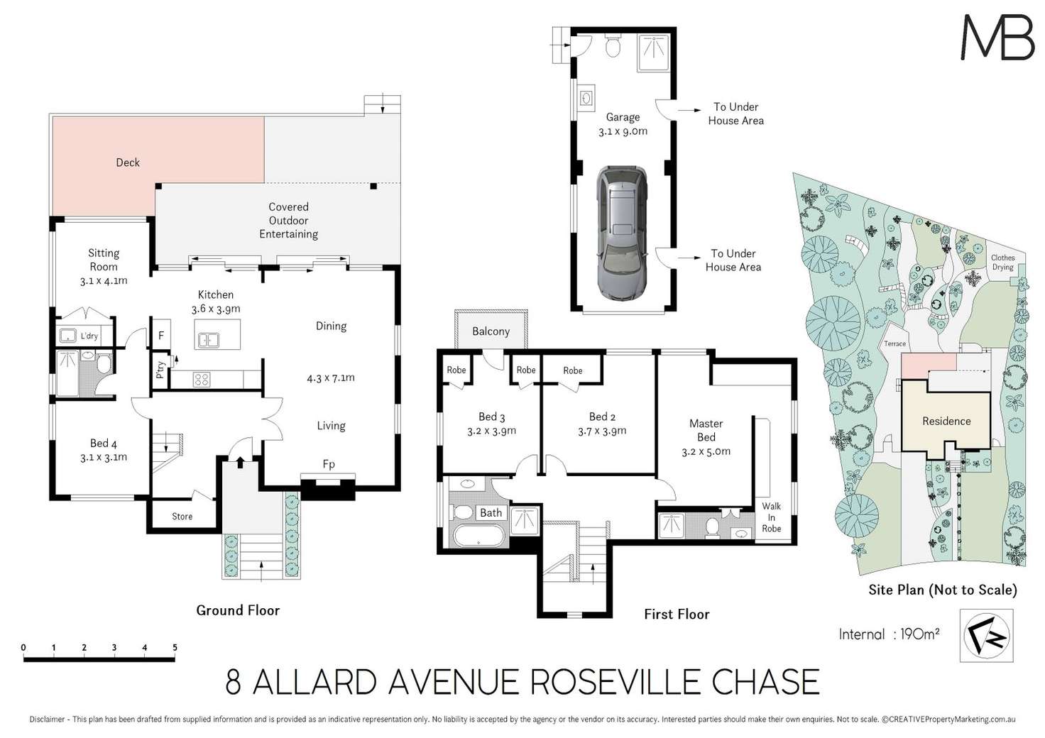 Floorplan of Homely house listing, 8 Allard Avenue, Roseville Chase NSW 2069